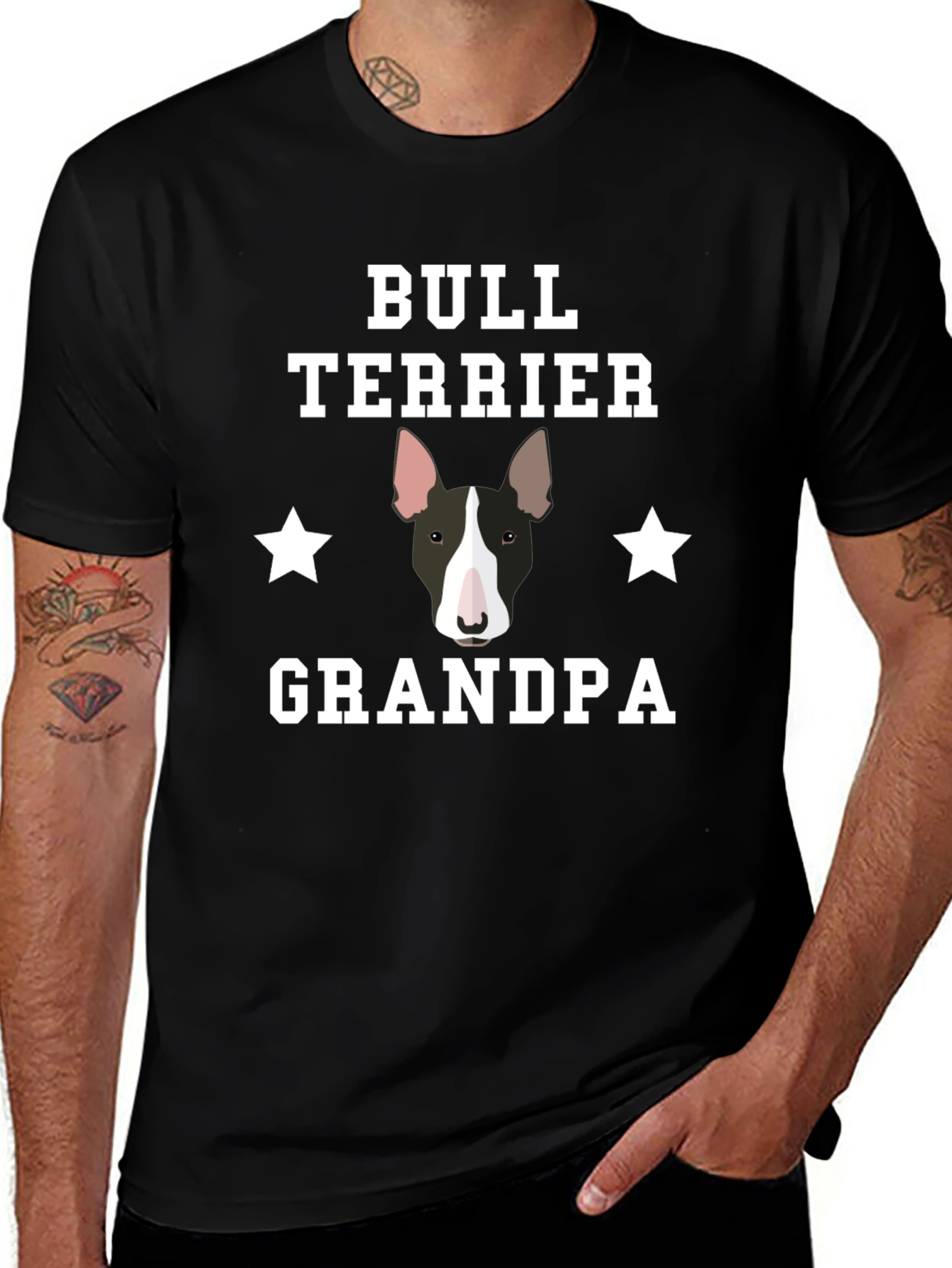 Bull Terrier Grandpa T-Shirt