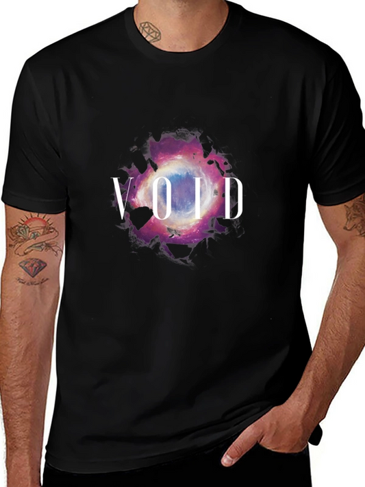 Void Galaxy Graphic Tee - Black