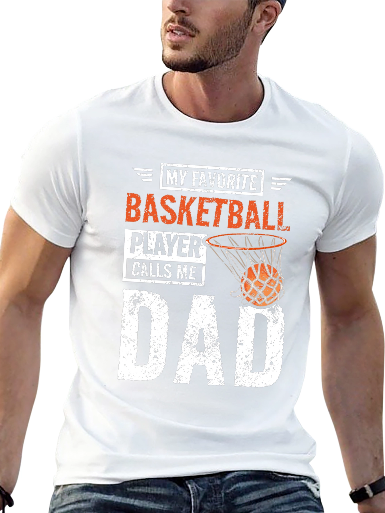 Basketball Dad T-Shirt Funny Gift