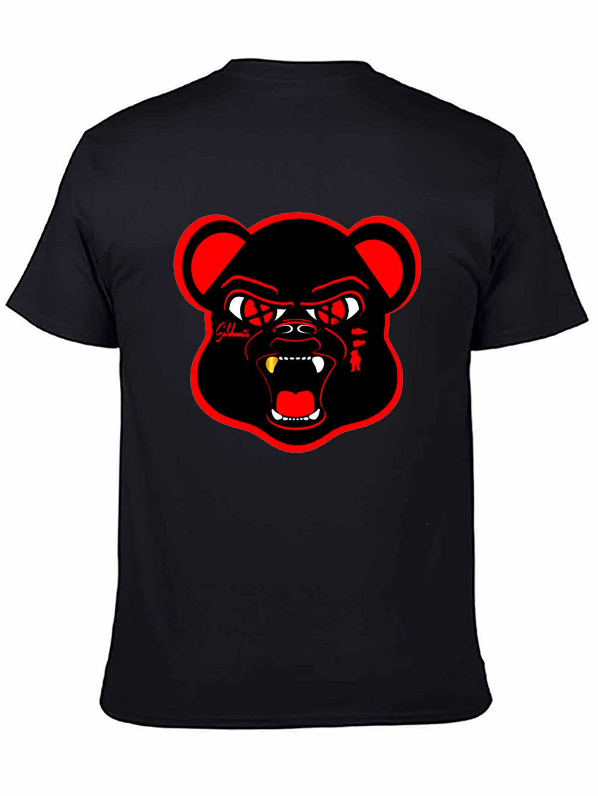 Bold Graphic Tee - Angry Bear Design