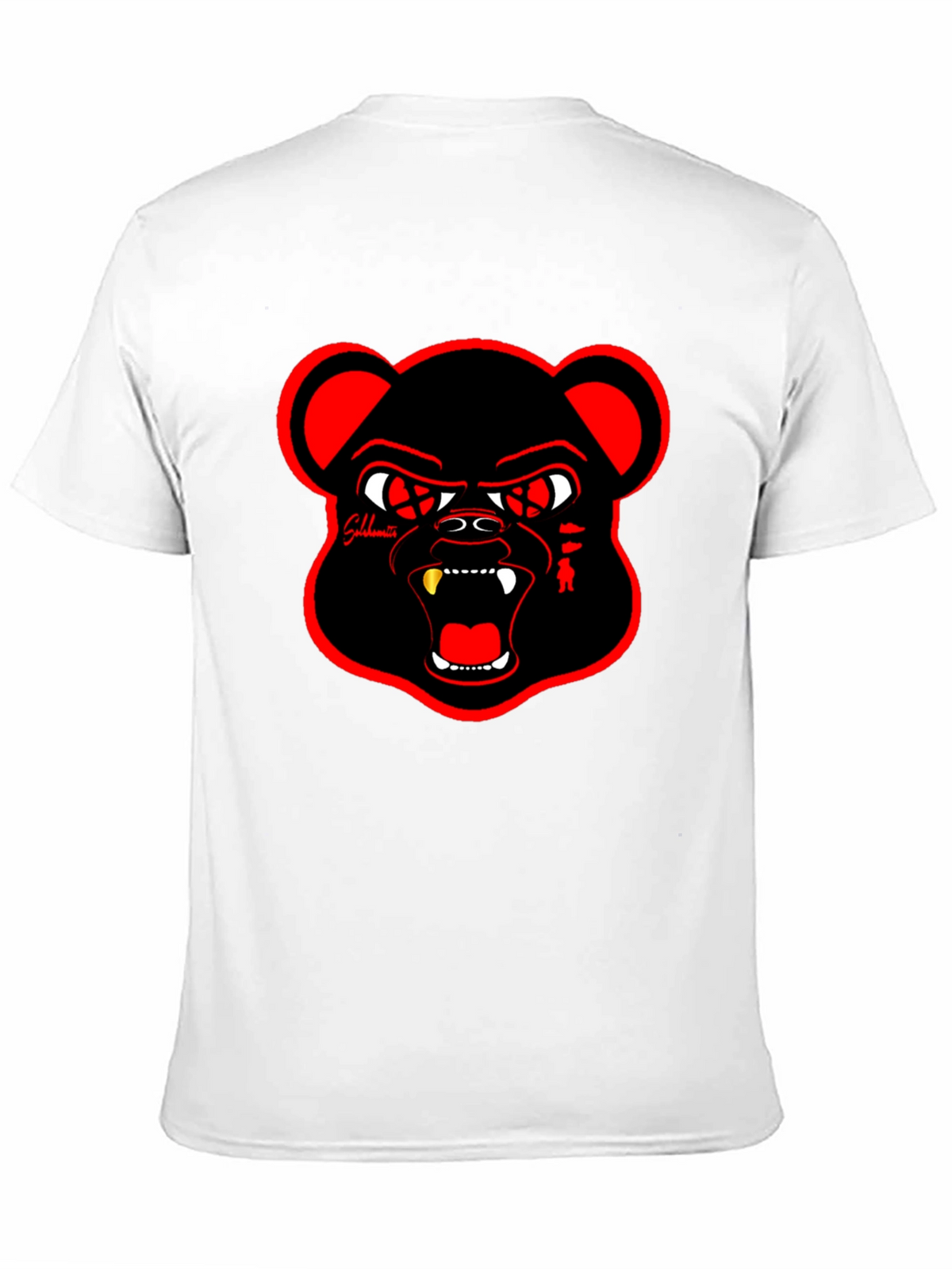 Bold Graphic Tee - Angry Bear Design