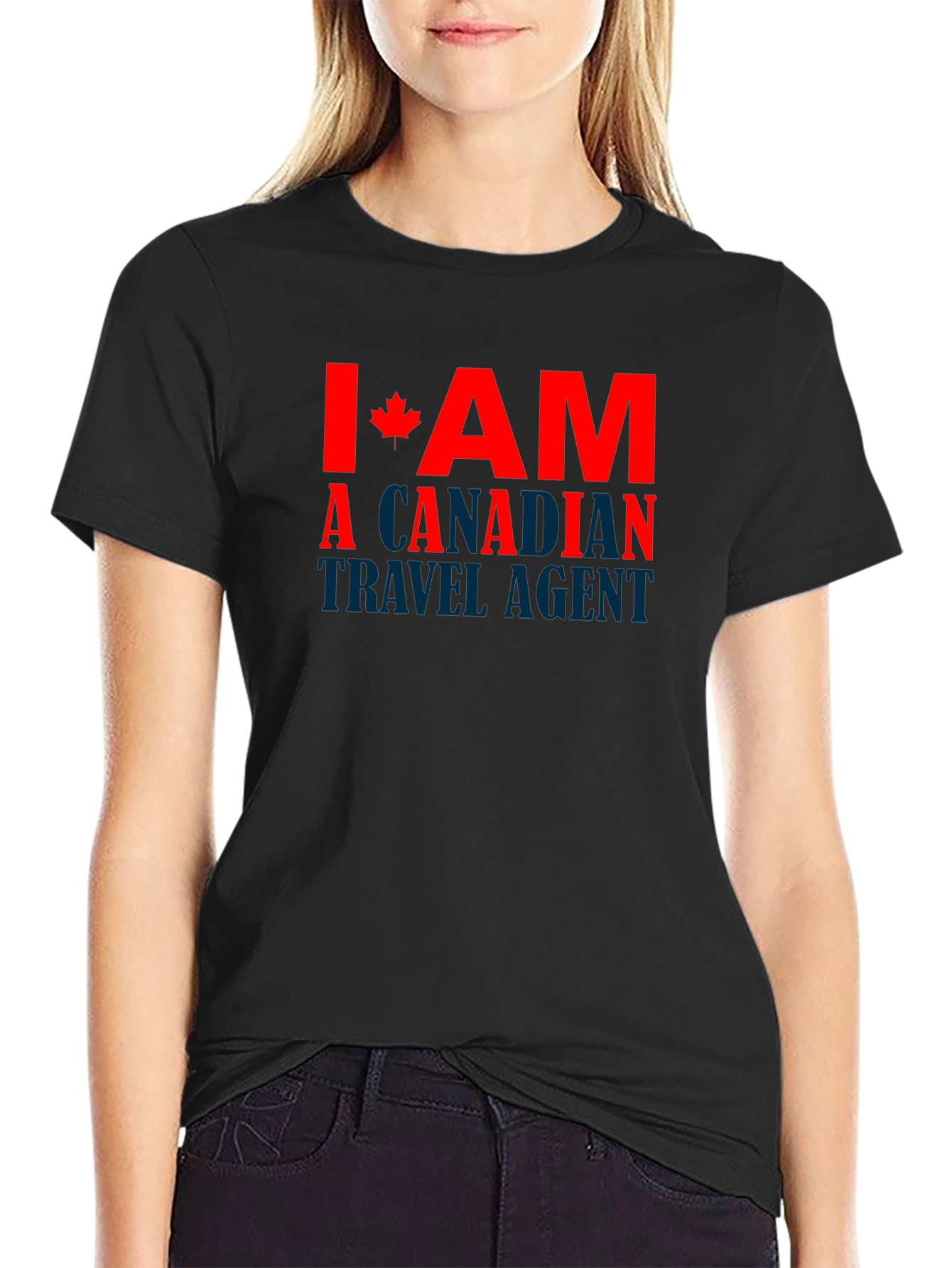 Canadian Travel Agent T-Shirt - Novelty Design