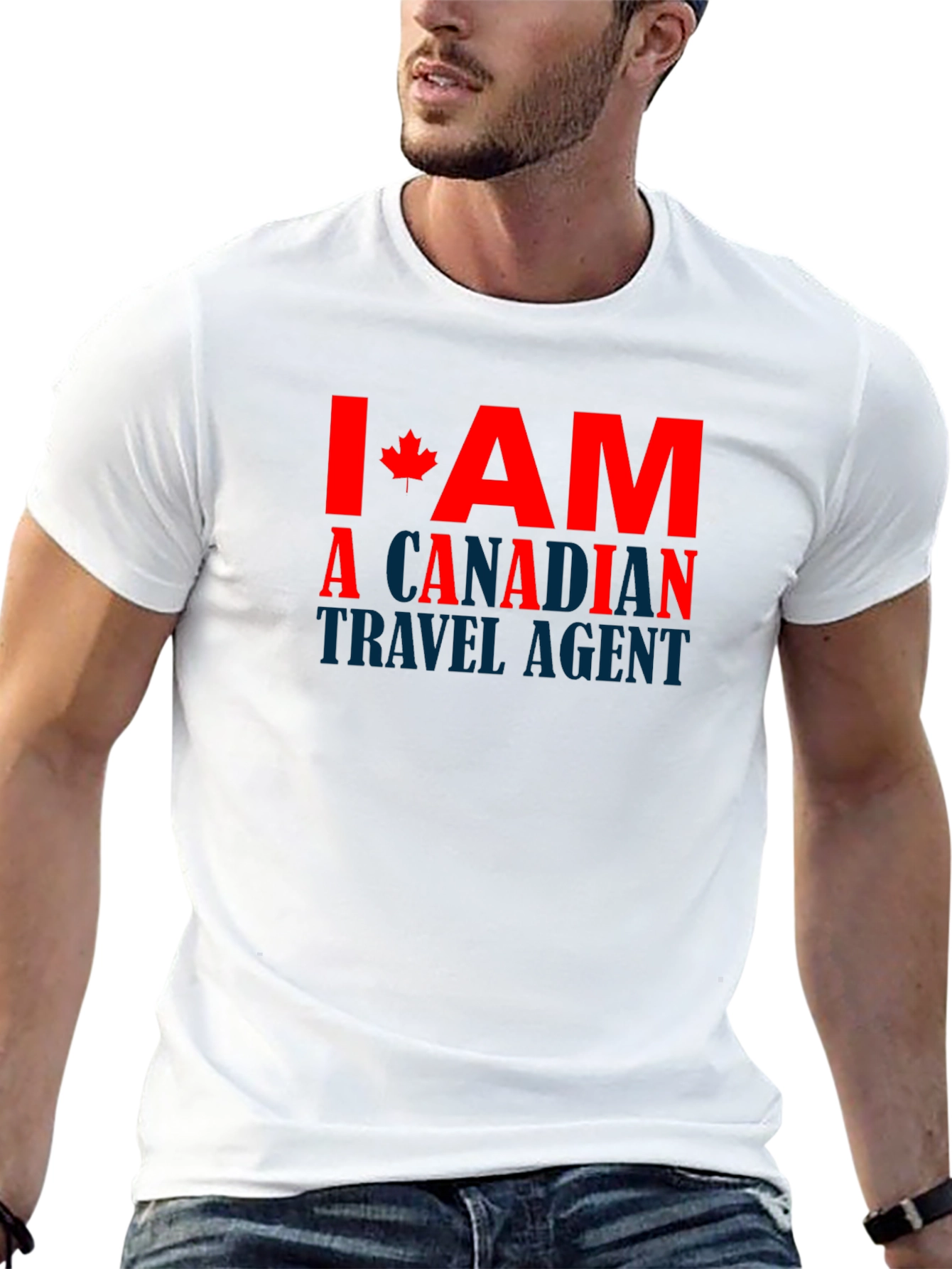 Canadian Travel Agent T-Shirt - Novelty Design