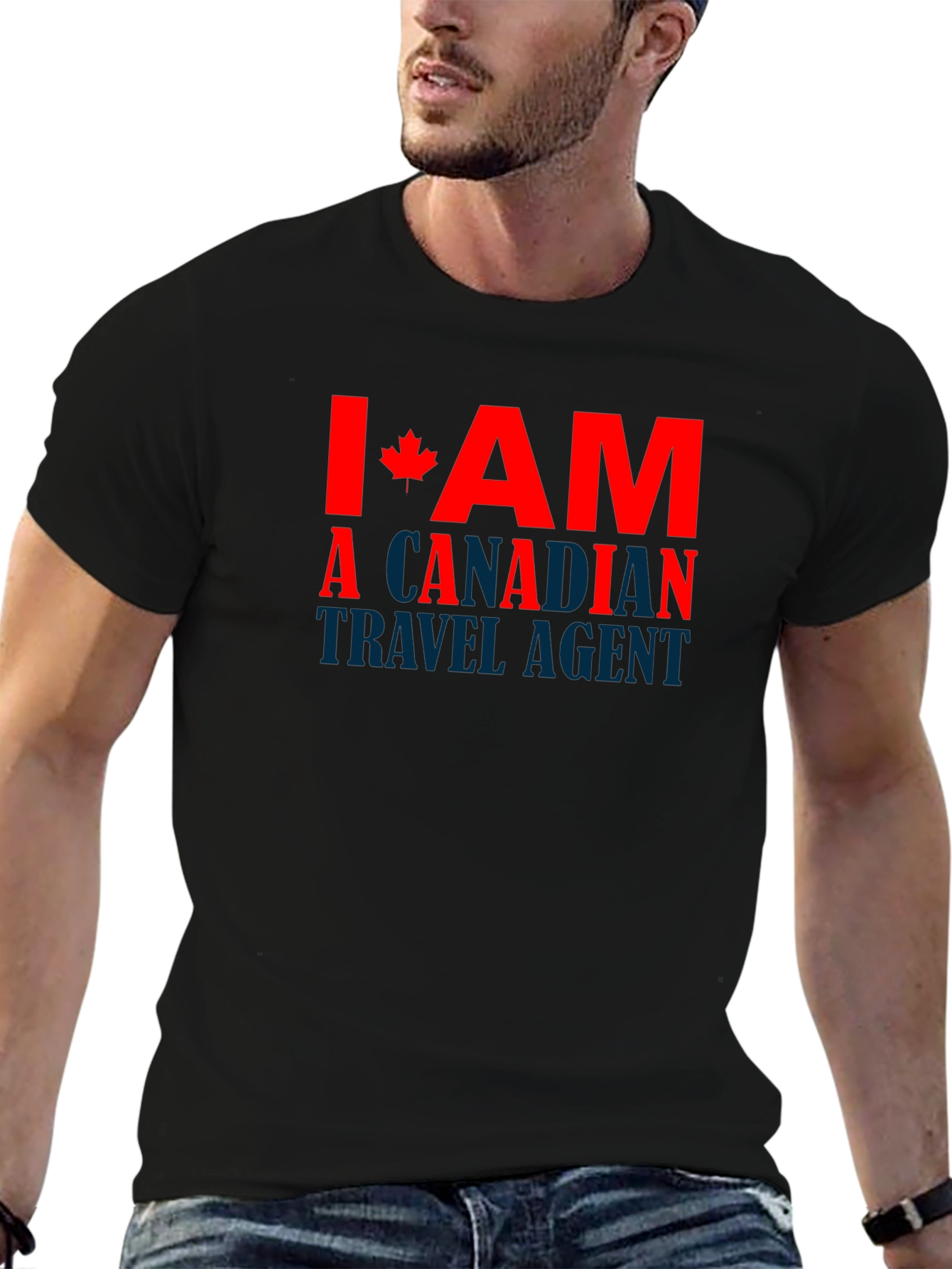 Canadian Travel Agent T-Shirt - Novelty Design