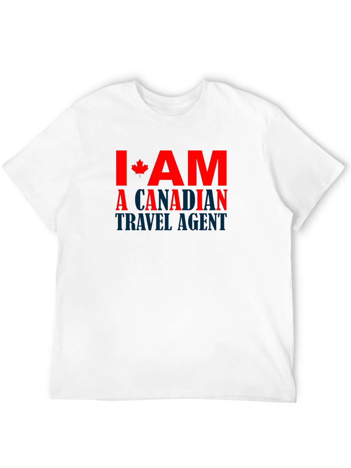 Canadian Travel Agent T-Shirt - Novelty Design