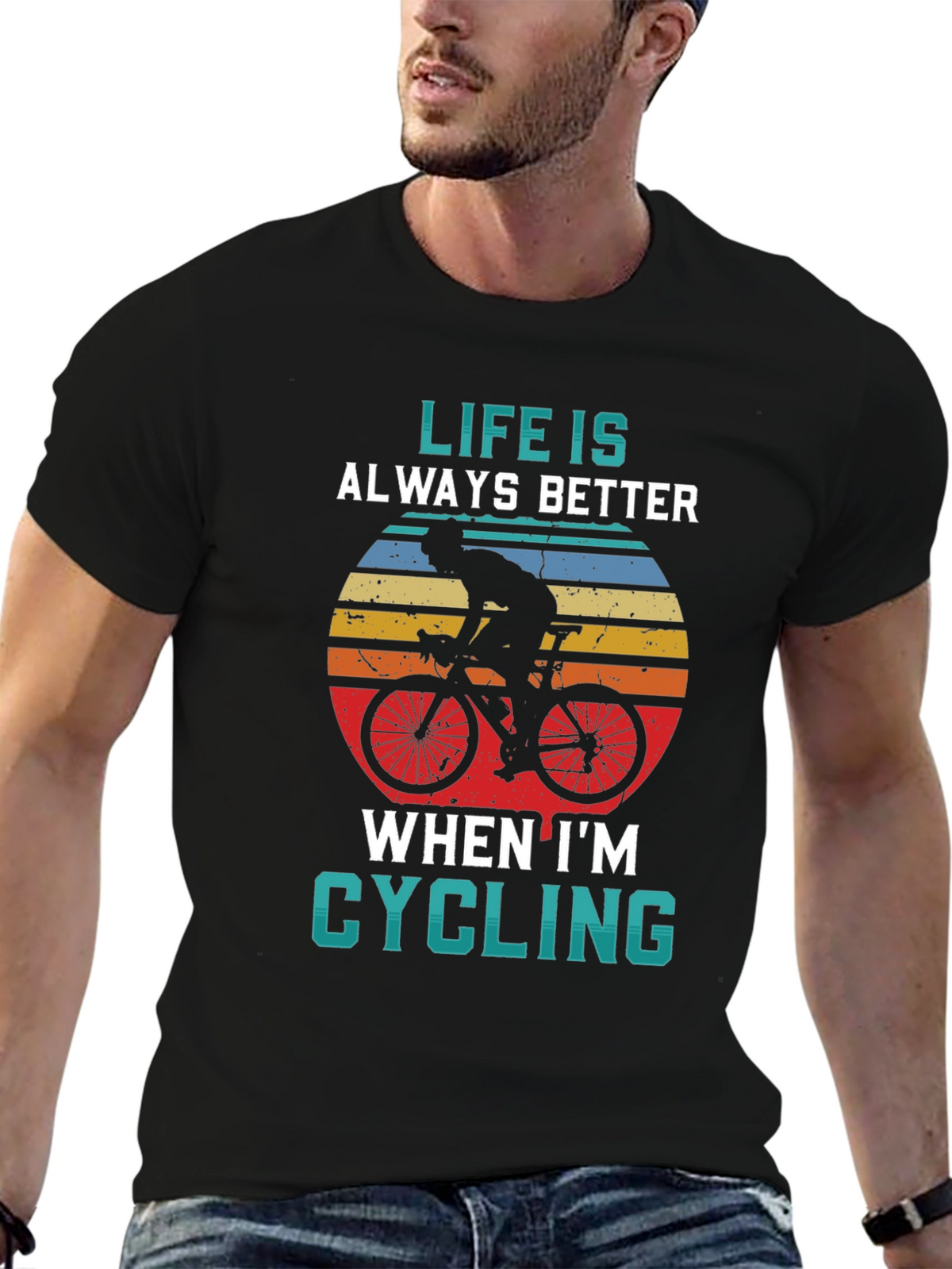 Life is Better Cycling T-Shirt