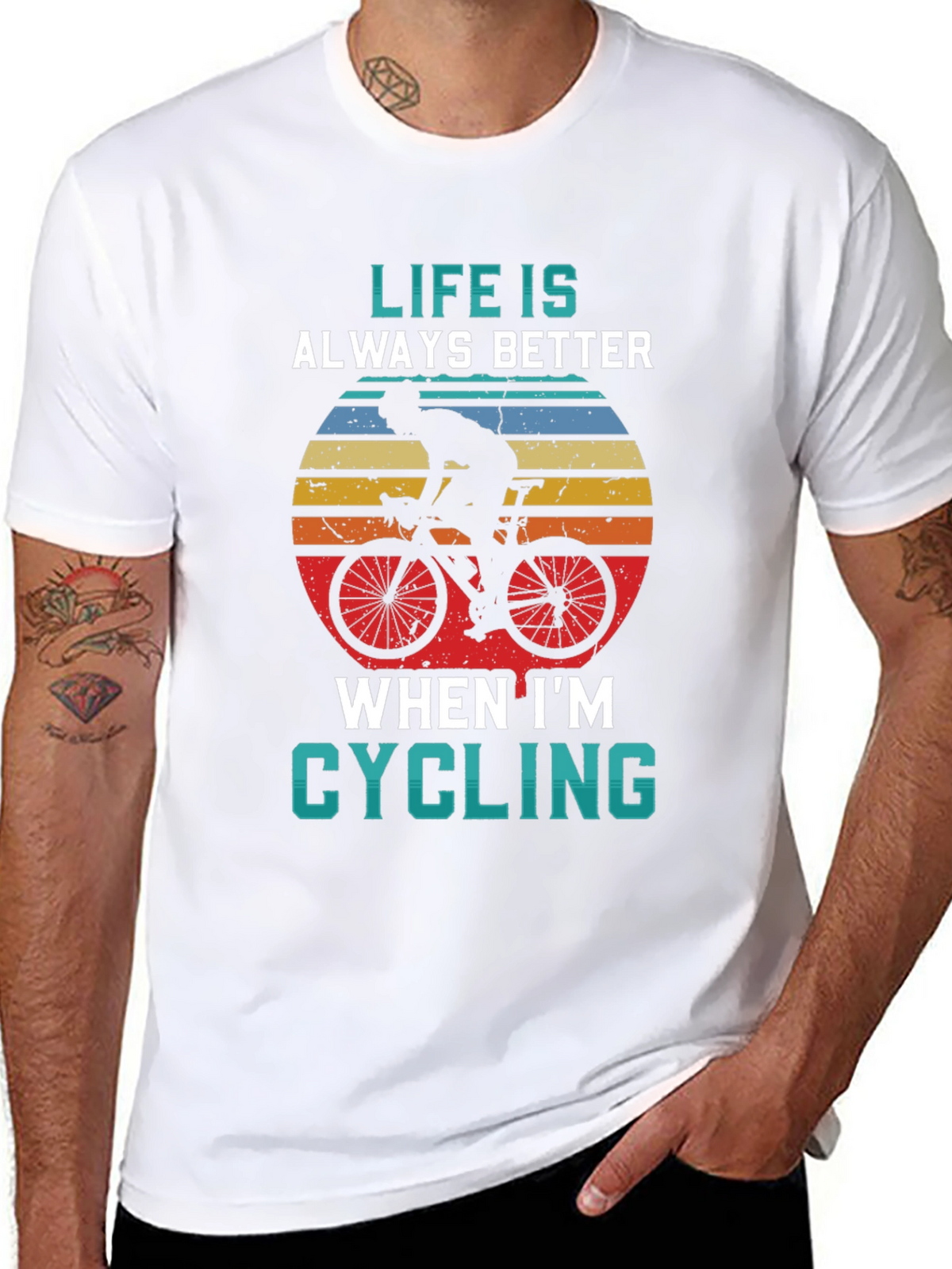 Life is Better Cycling T-Shirt
