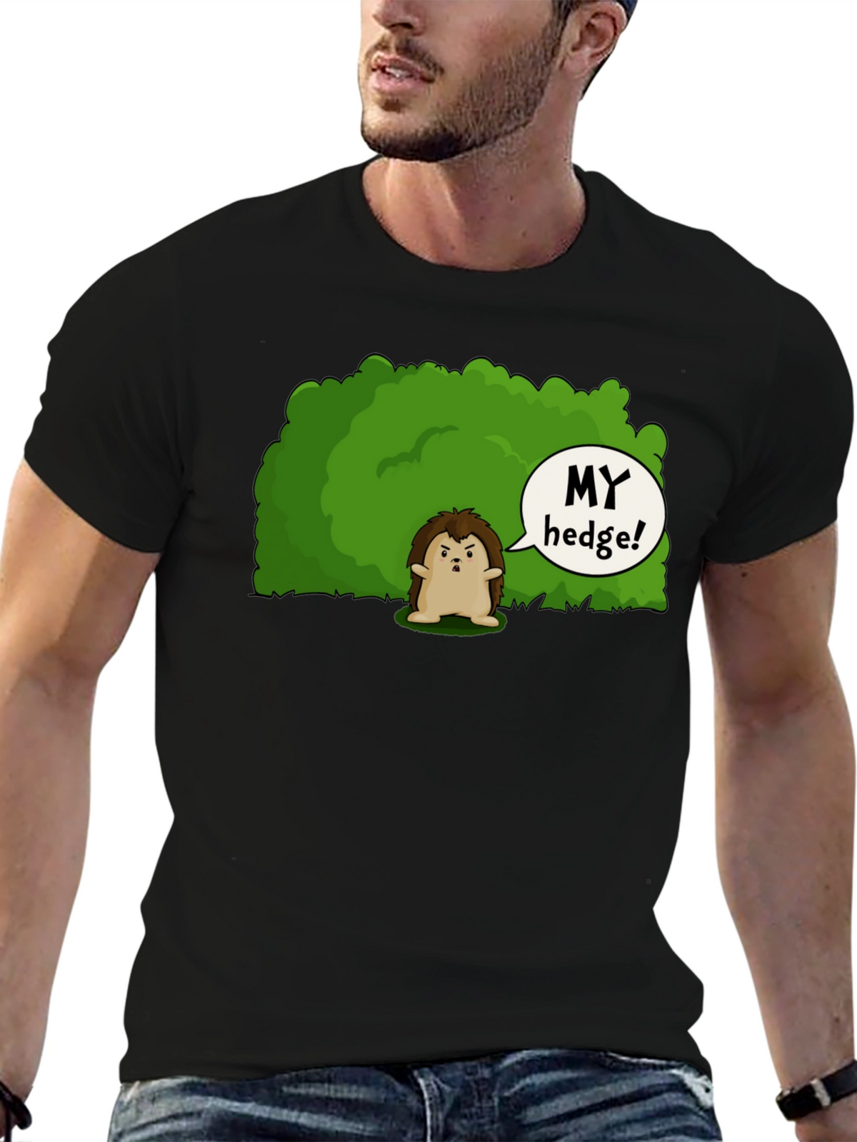 My Hedge! Funny Hedgehog Graphic T-Shirt