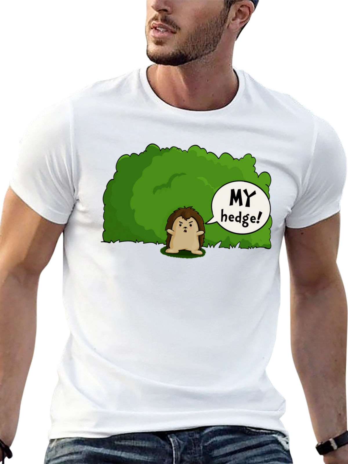 My Hedge! Funny Hedgehog Graphic T-Shirt