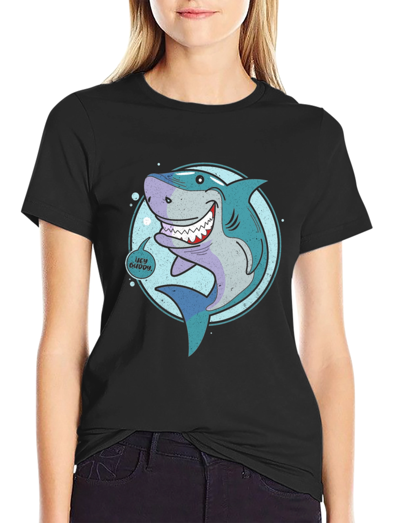 Shark Graphic Tee - Hey Buddy Design