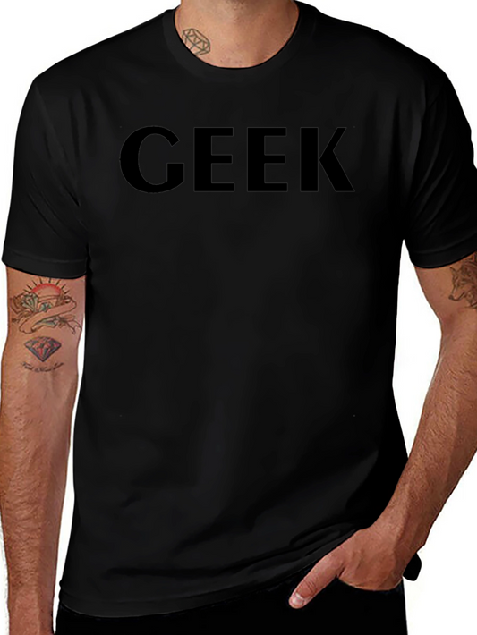 Geek Black T-Shirt - Stylish & Comfortable!