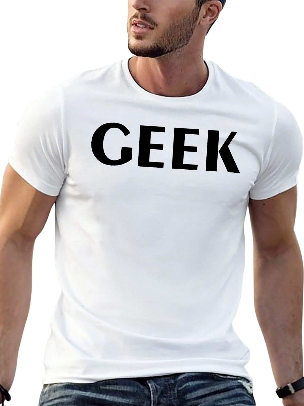 Geek Black T-Shirt - Stylish & Comfortable!