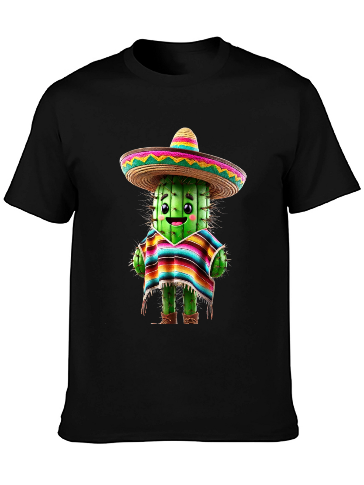 Cactus Sombrero T-Shirt - Fiesta Fun!