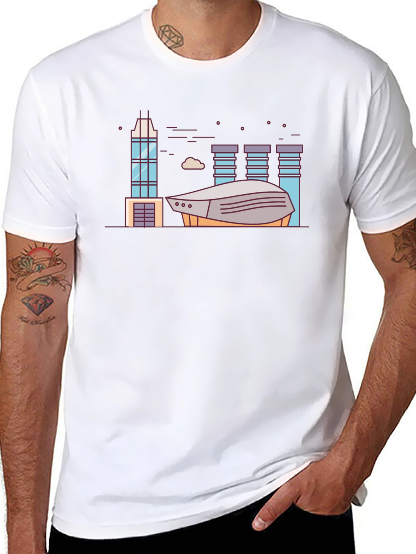 Architectural Graphic T-Shirt