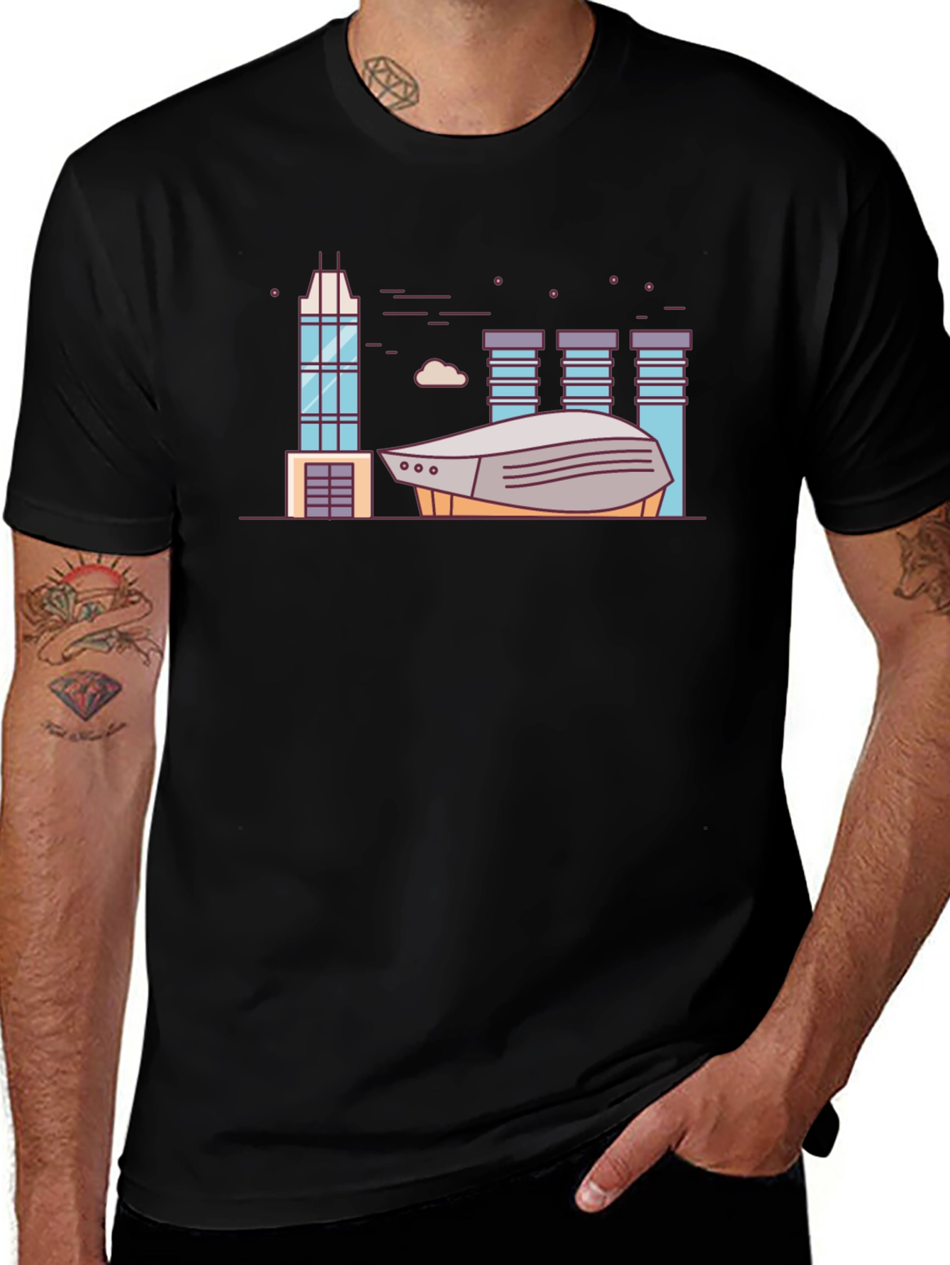 Architectural Graphic T-Shirt