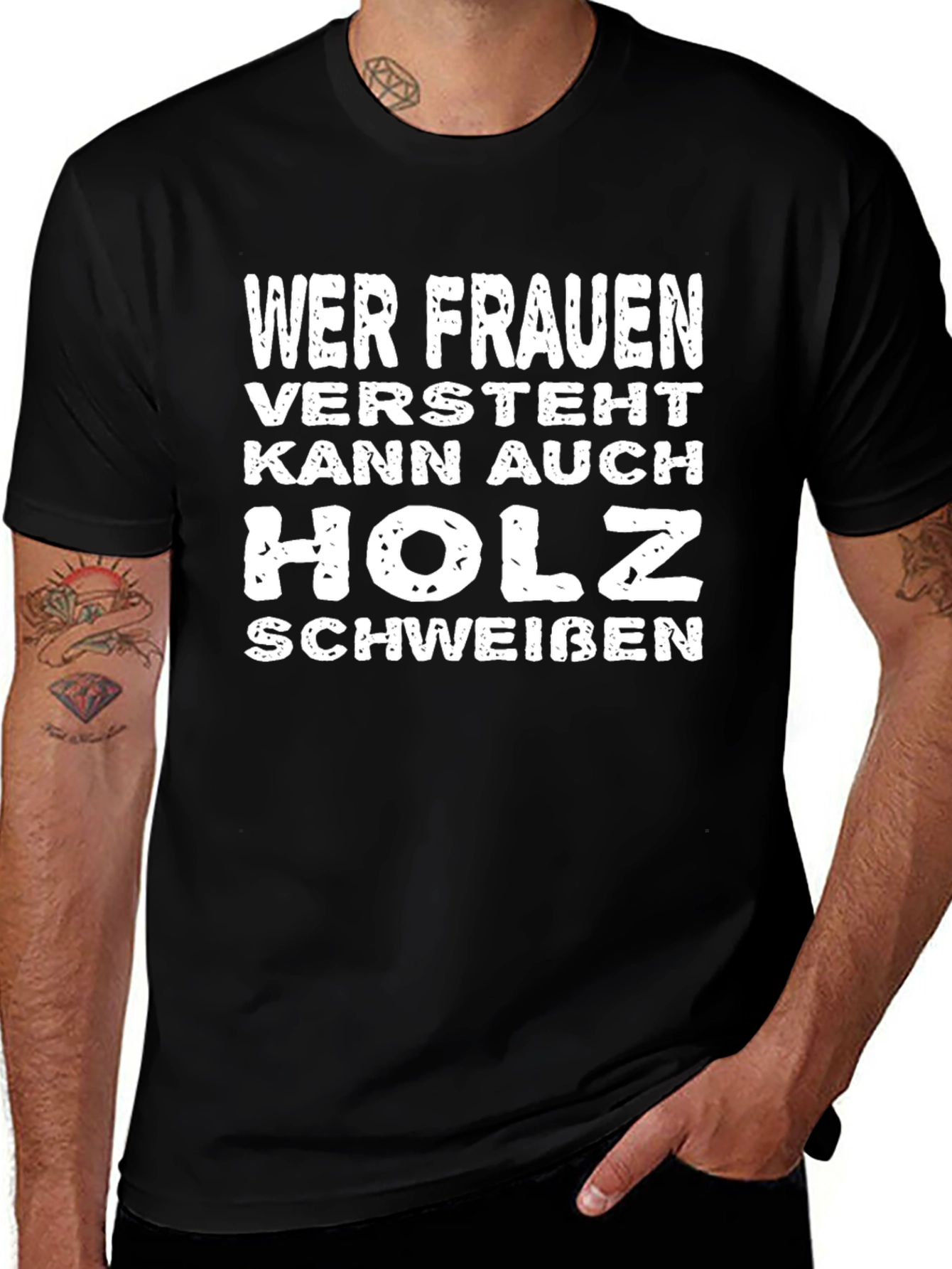 Wer Frauen Versteht Funny Black T-Shirt