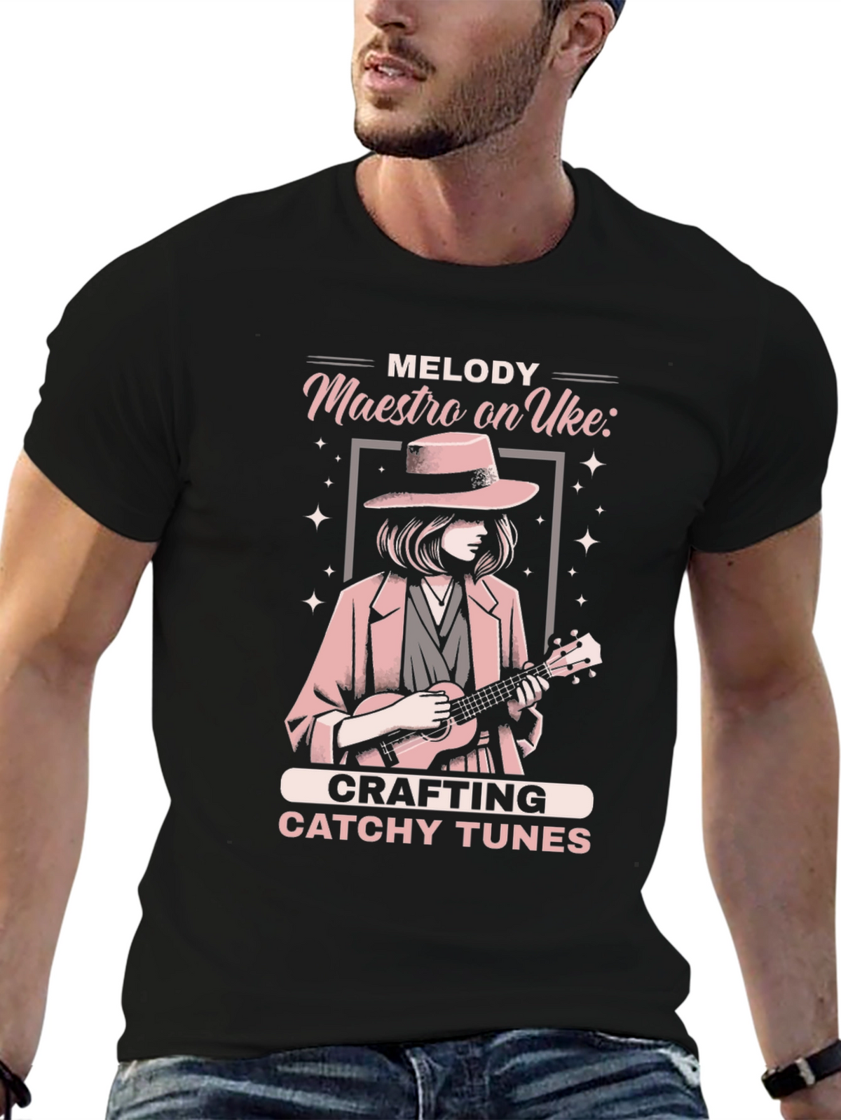 Melody Maestro Ukulele T-Shirt - Craft Catchy Tunes!