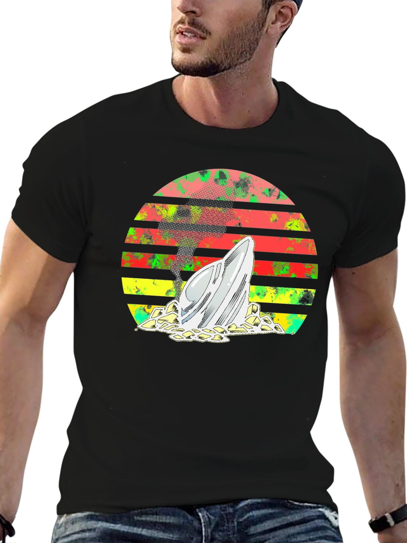 Retro Spaceship T-Shirt
