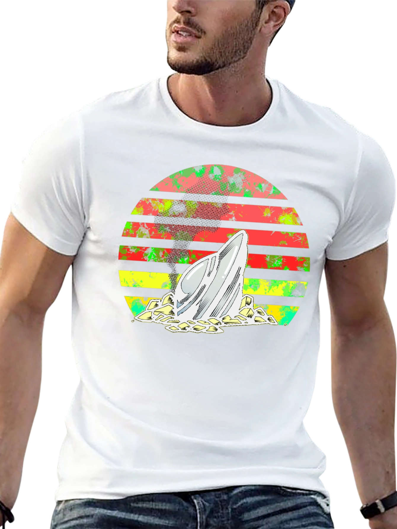 Retro Spaceship T-Shirt