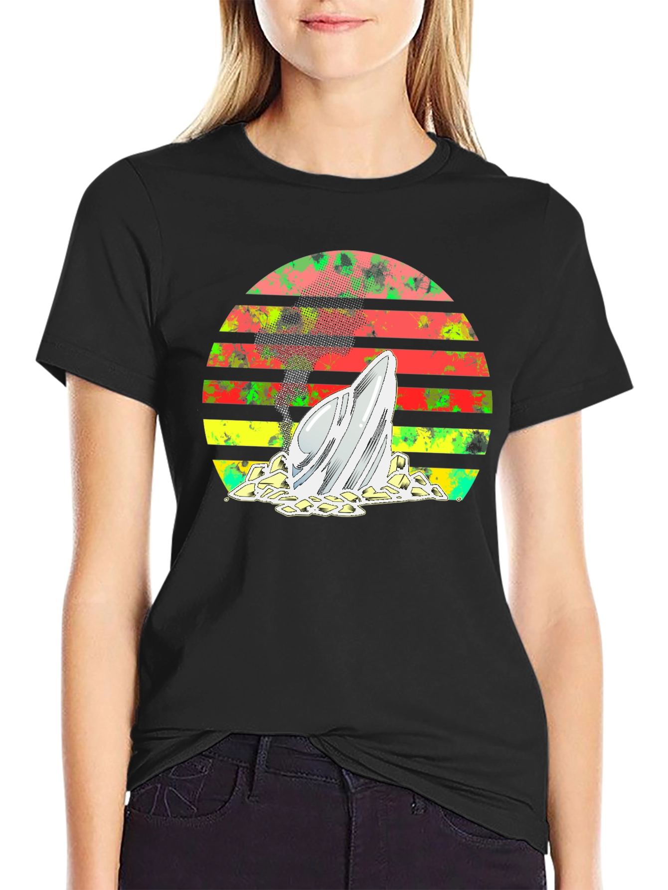 Retro Spaceship T-Shirt