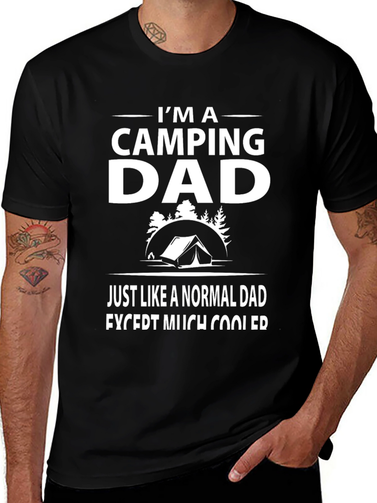 Camping Dad Graphic T-Shirt