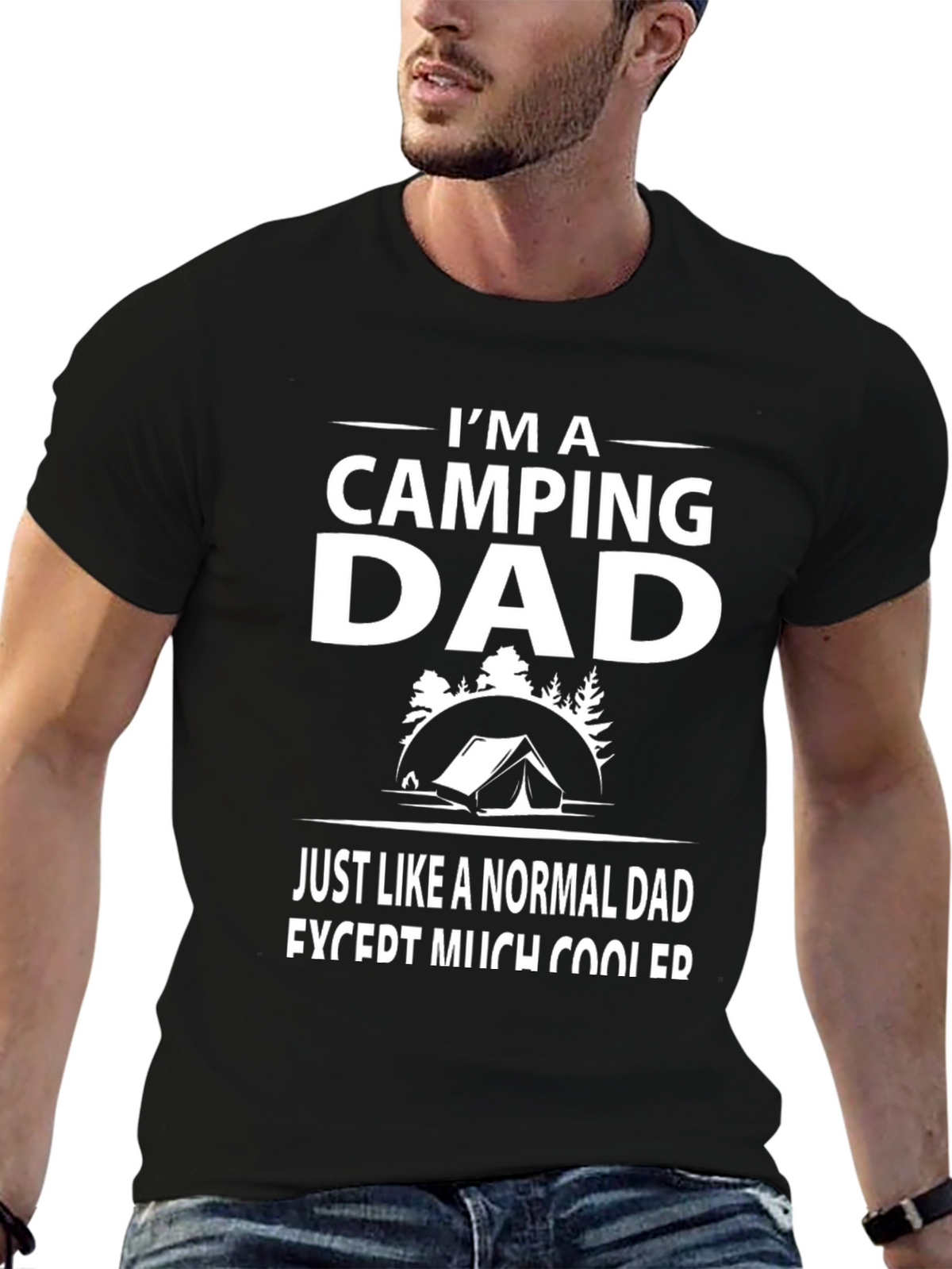 Camping Dad Graphic T-Shirt