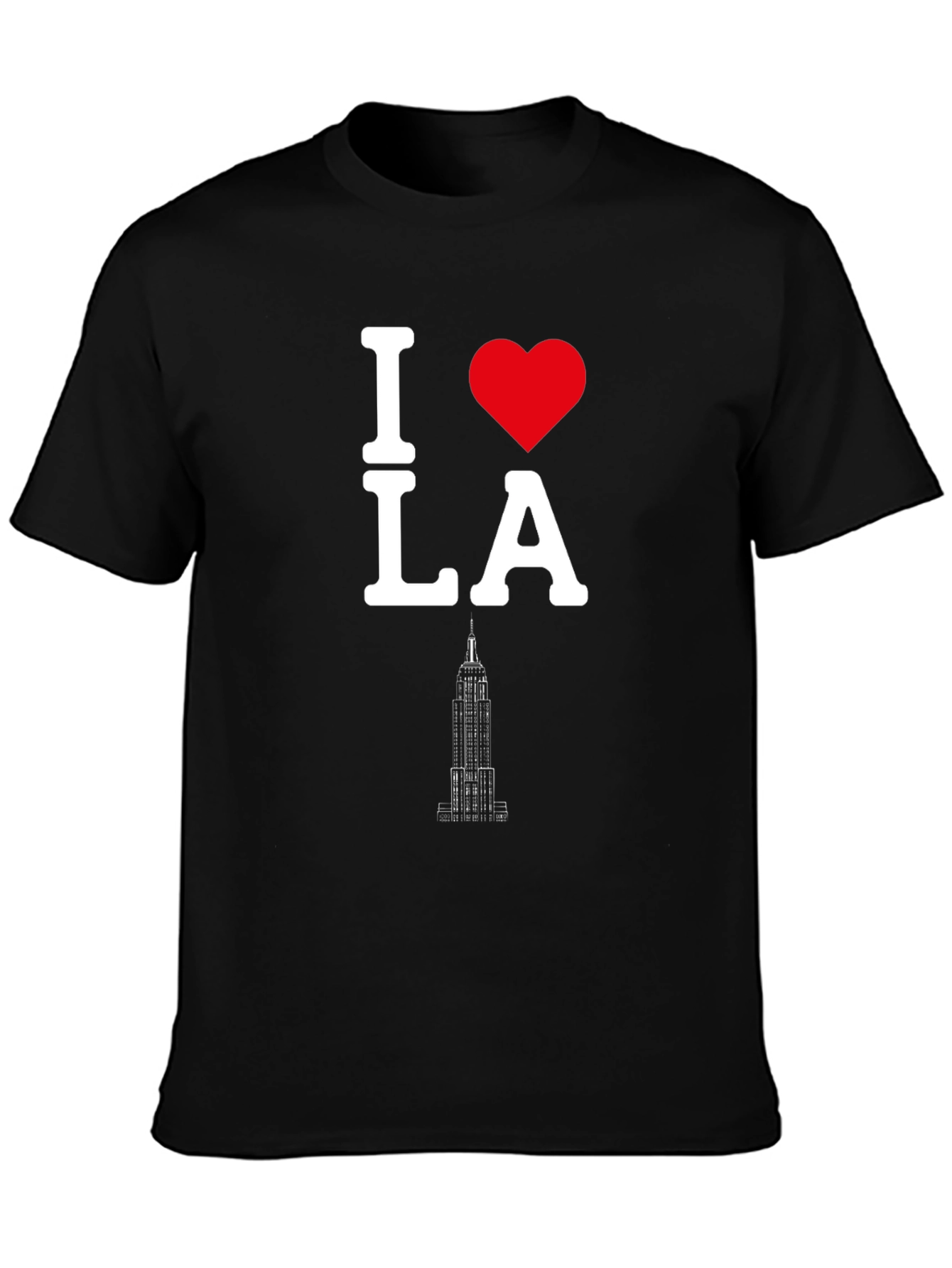 I Heart LA Black T-Shirt