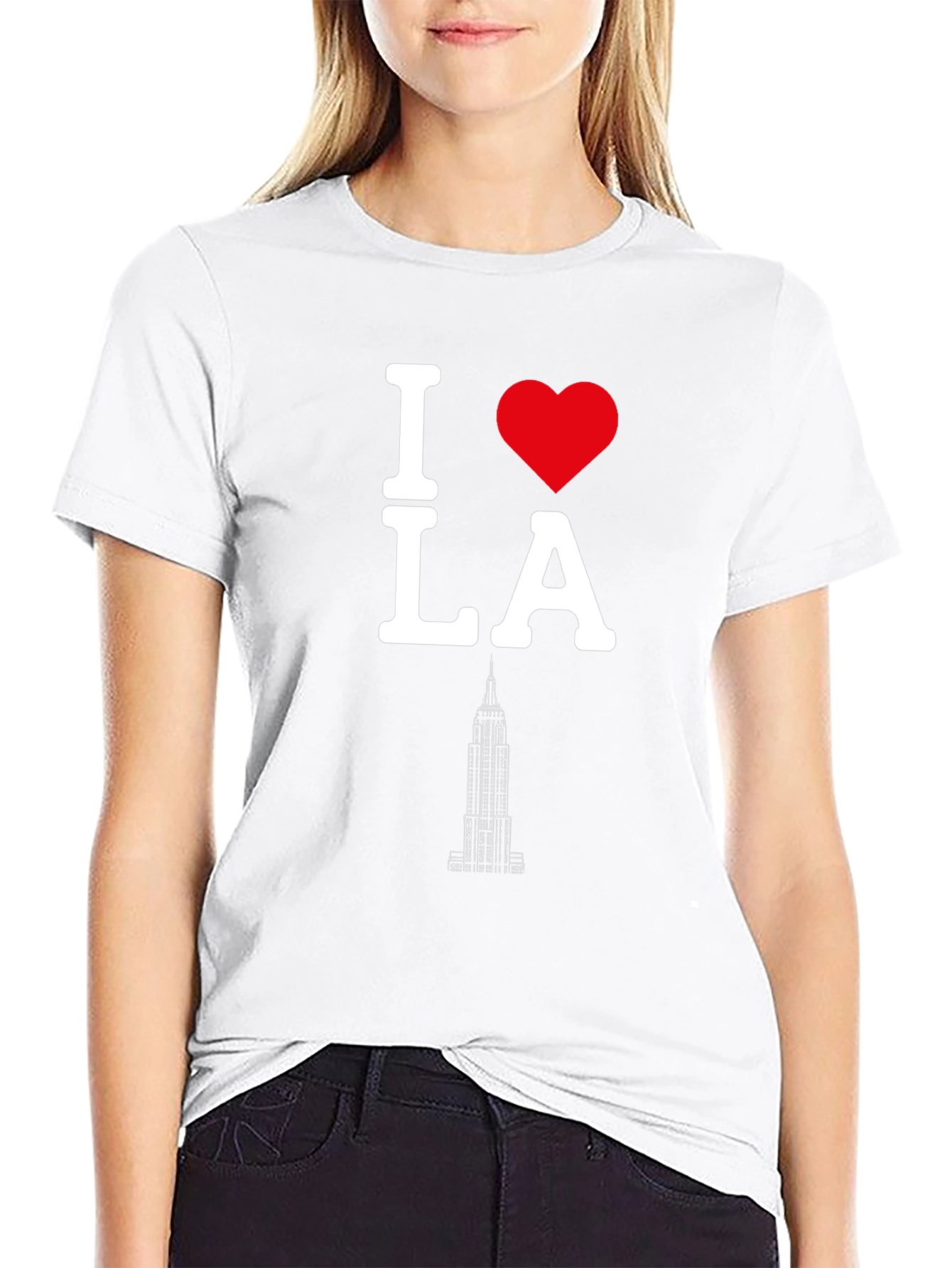 I Heart LA Black T-Shirt