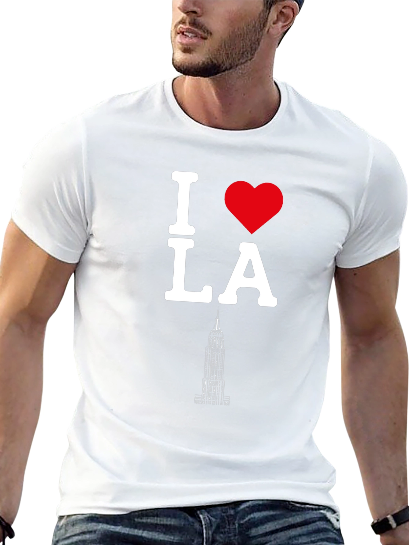I Heart LA Black T-Shirt