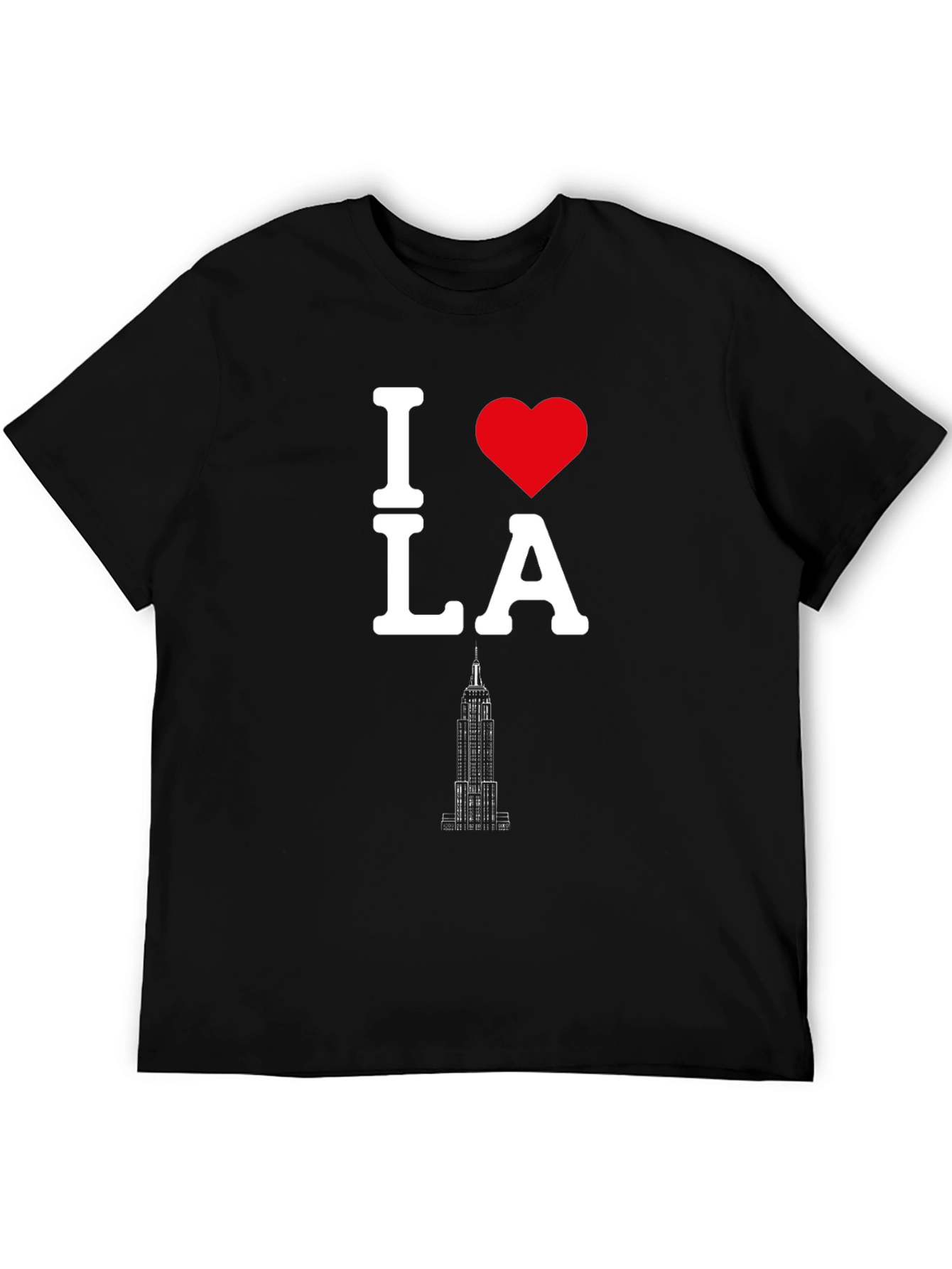 I Heart LA Black T-Shirt
