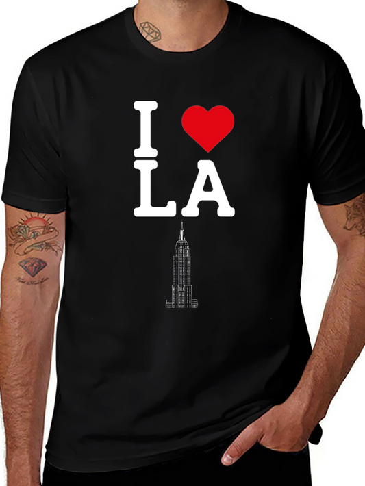 I Heart LA Black T-Shirt