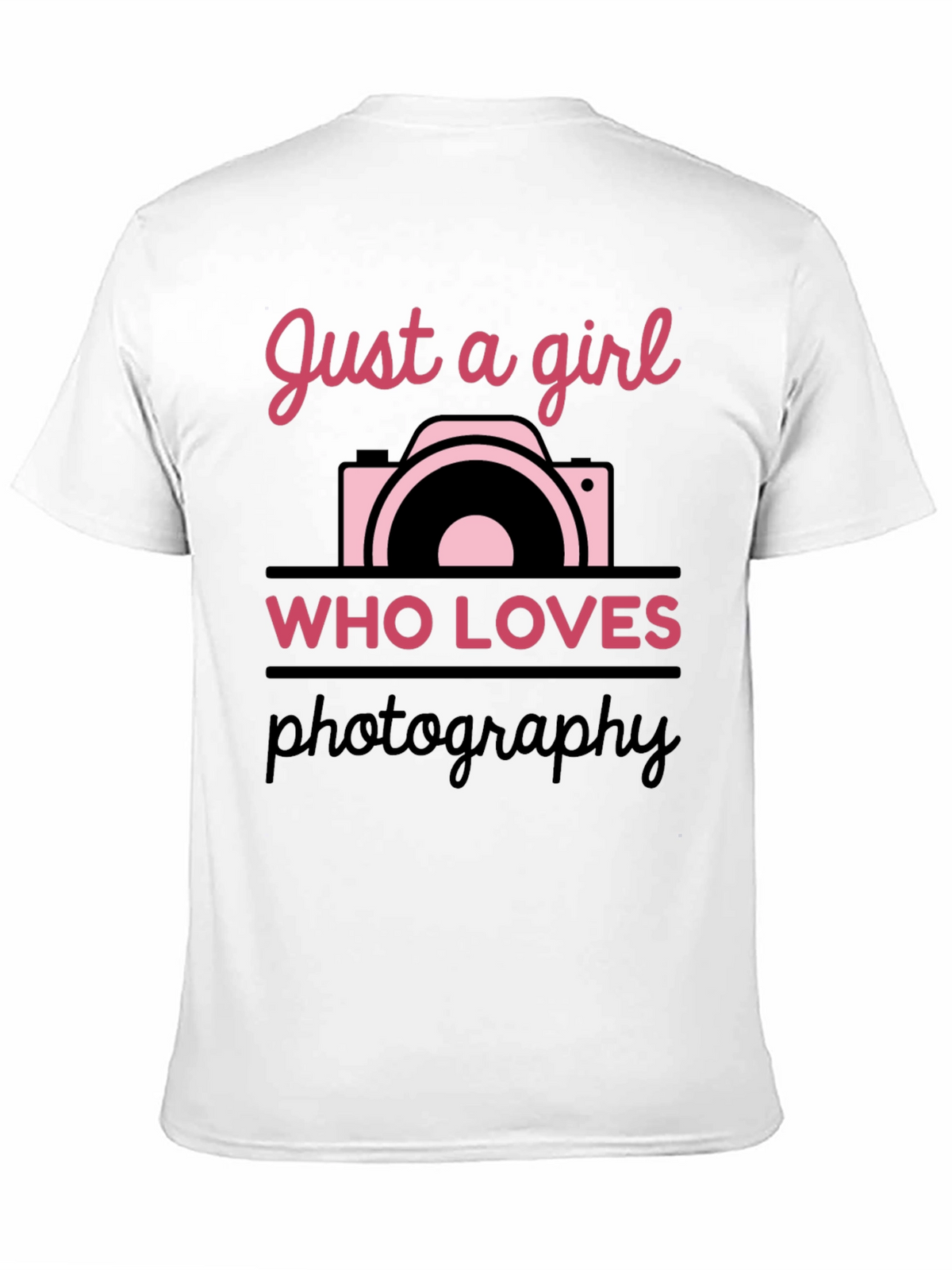 Just a Girl Who Loves Photography T-Shirt