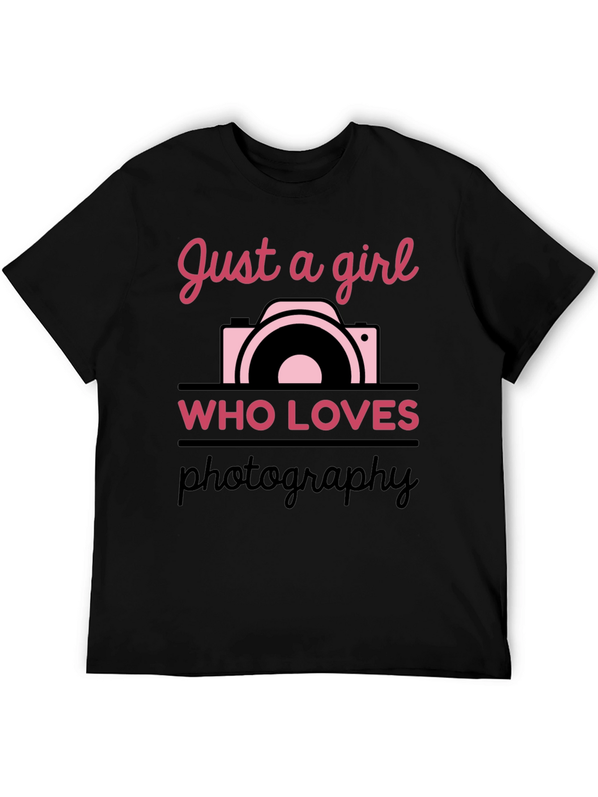 Just a Girl Who Loves Photography T-Shirt