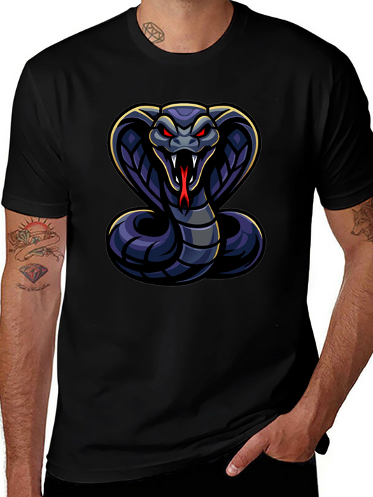 Cobra Graphic T-Shirt - Mens Black Tee