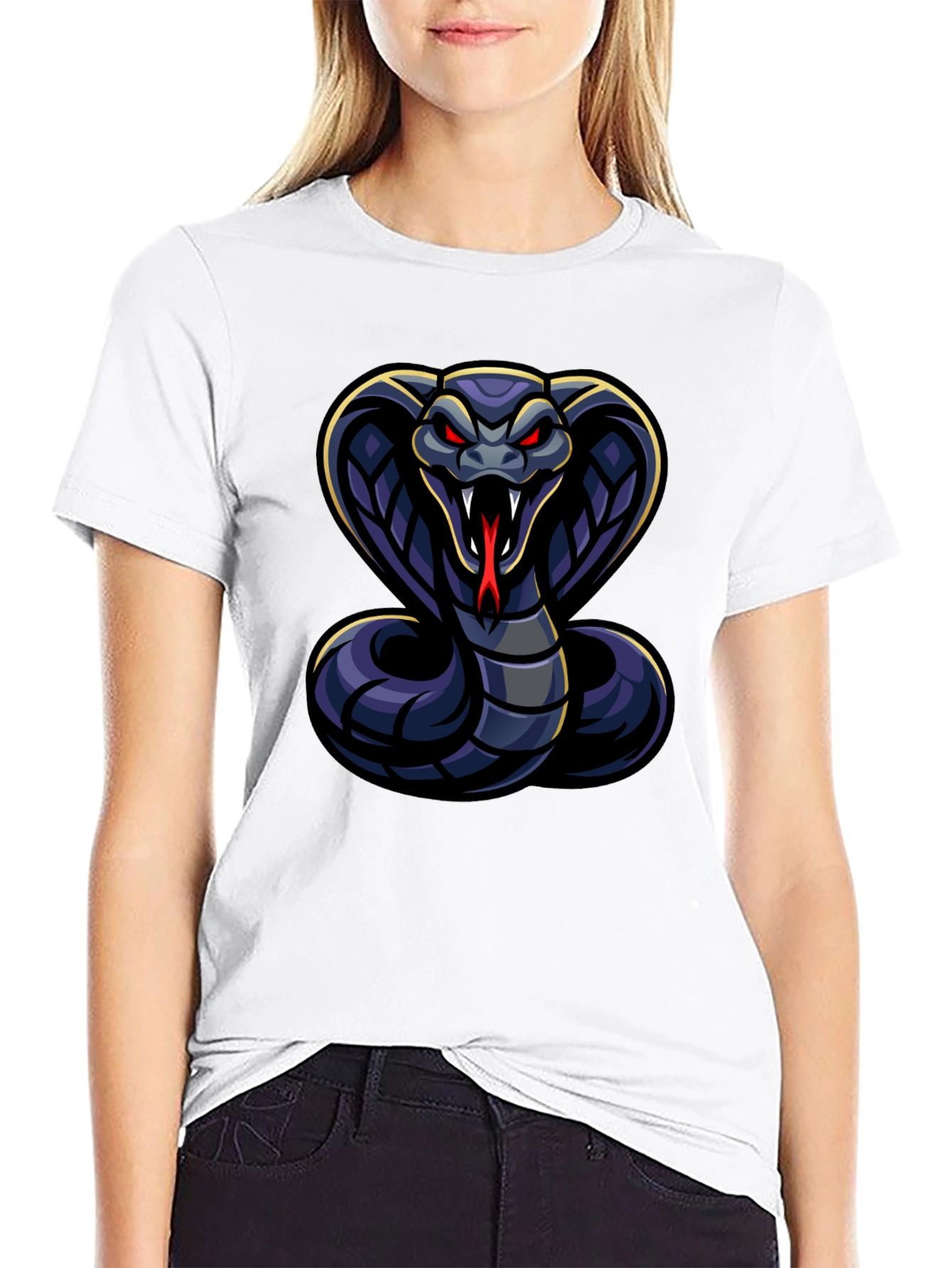Cobra Graphic T-Shirt - Mens Black Tee