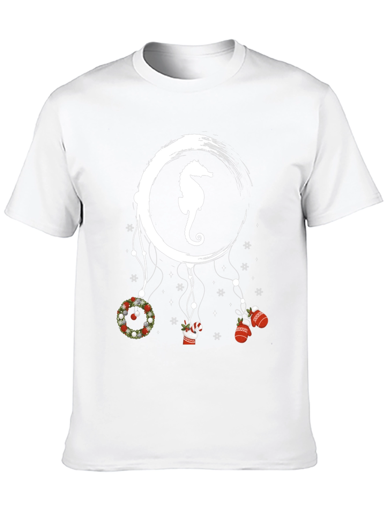 Seahorse Christmas Dreamcatcher T-Shirt