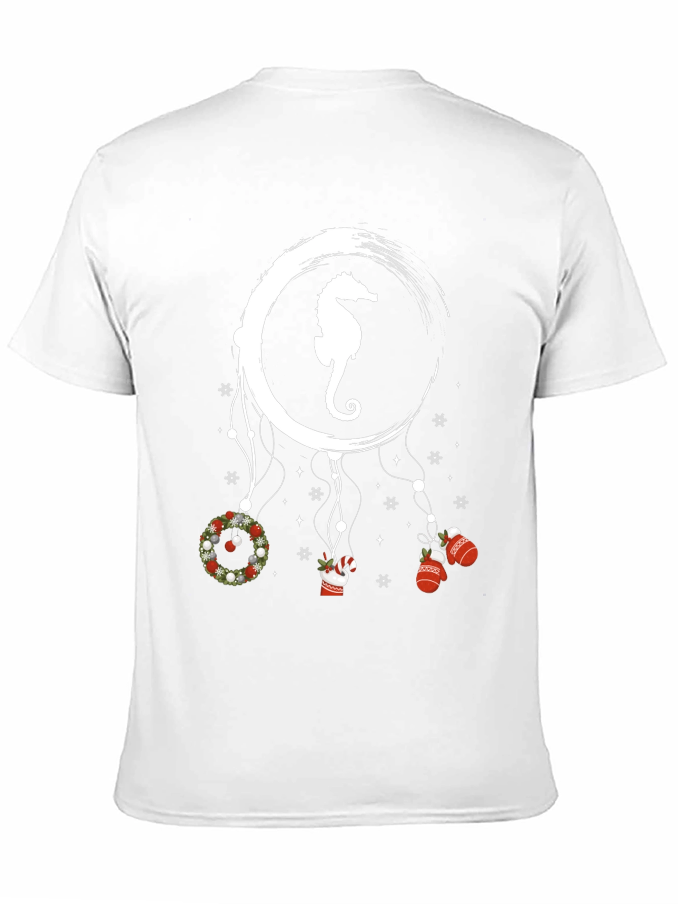 Seahorse Christmas Dreamcatcher T-Shirt