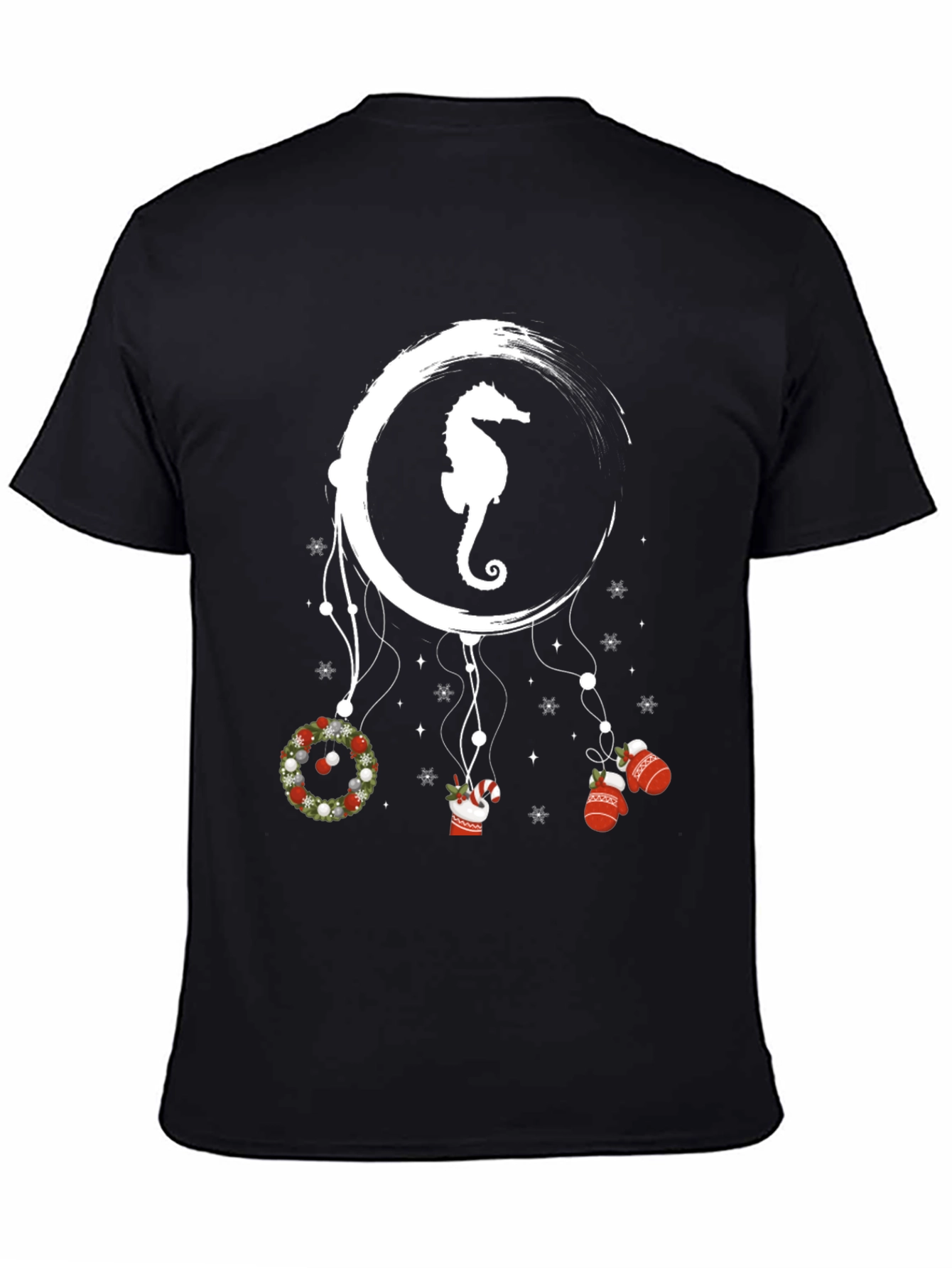 Seahorse Christmas Dreamcatcher T-Shirt