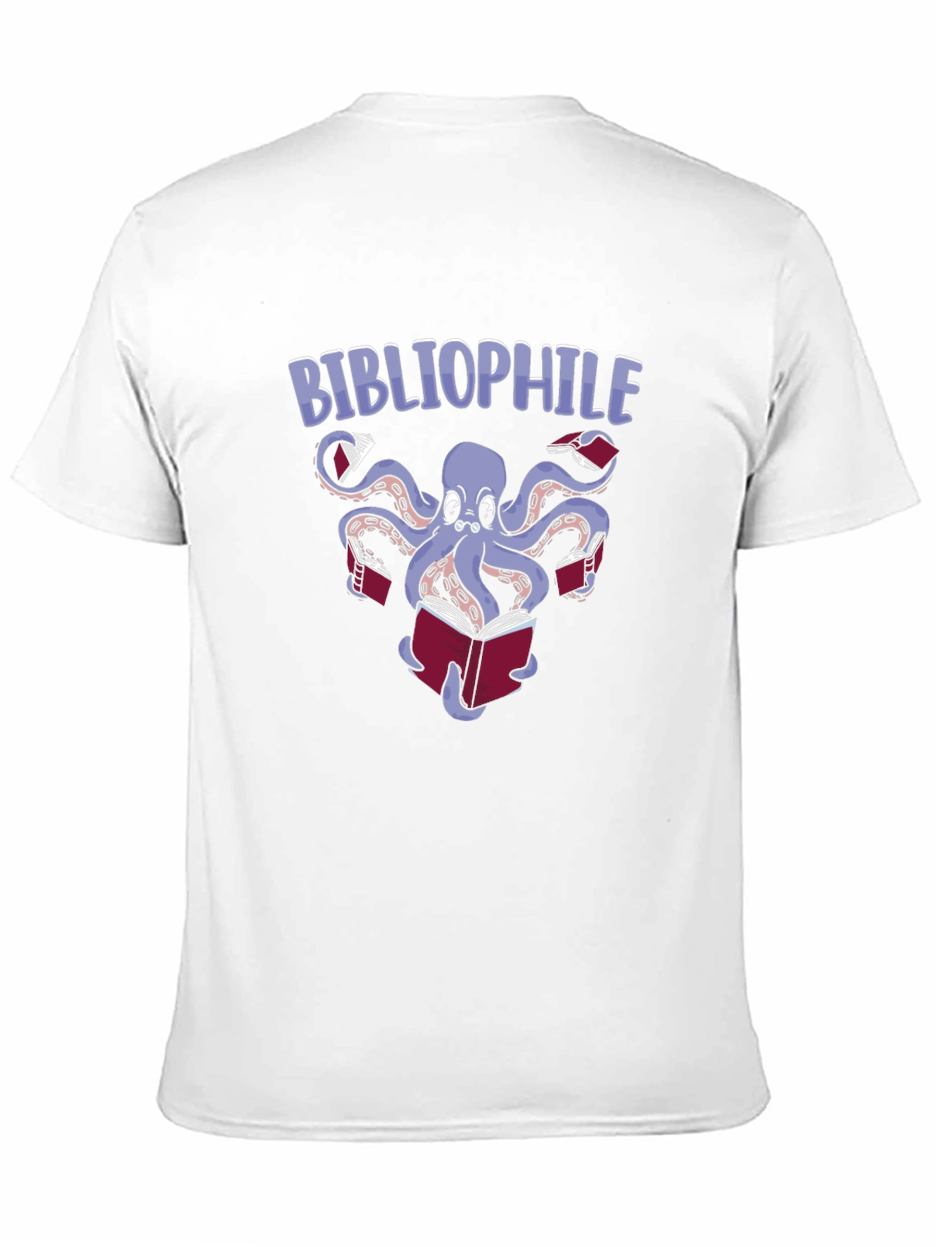 Bibliophile Octopus T-Shirt - Book Lover Tee