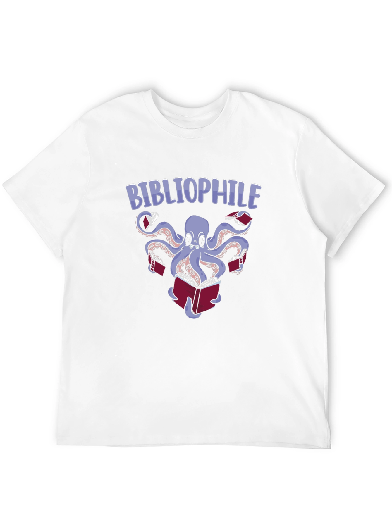 Bibliophile Octopus T-Shirt - Book Lover Tee