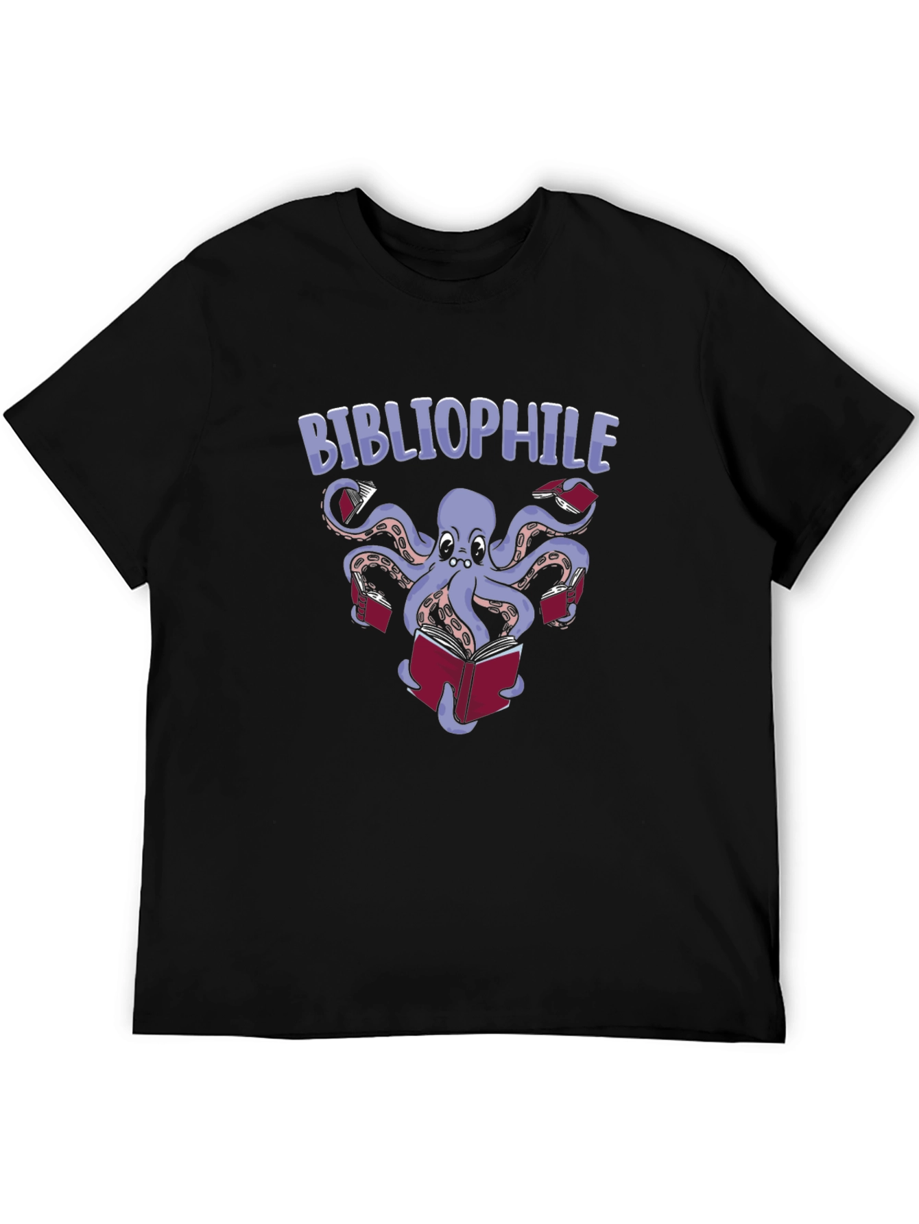 Bibliophile Octopus T-Shirt - Book Lover Tee