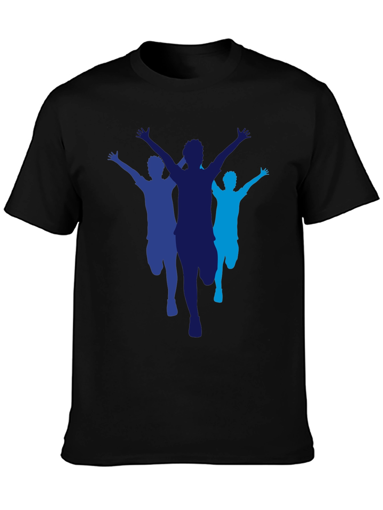 Runner Silhouette Graphic Tee - Sporty Black T-Shirt