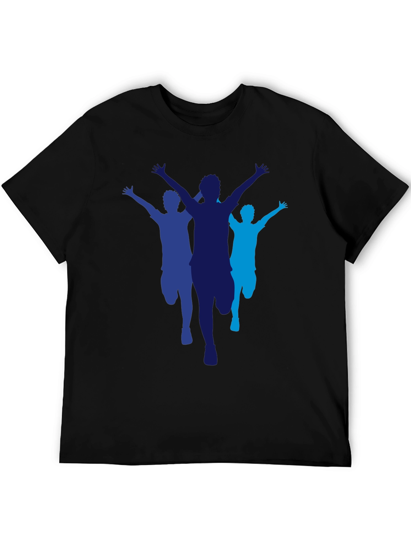 Runner Silhouette Graphic Tee - Sporty Black T-Shirt