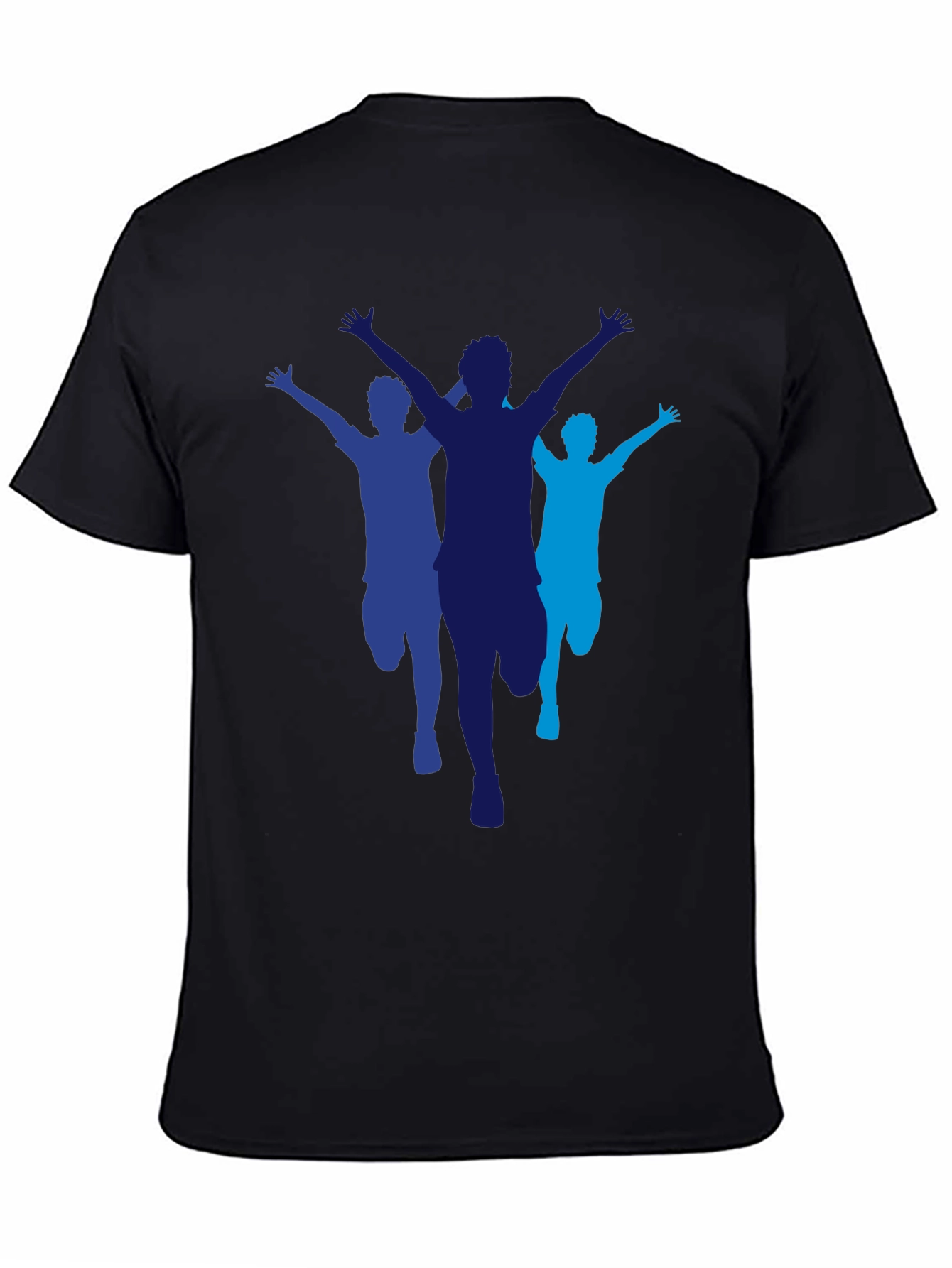 Runner Silhouette Graphic Tee - Sporty Black T-Shirt