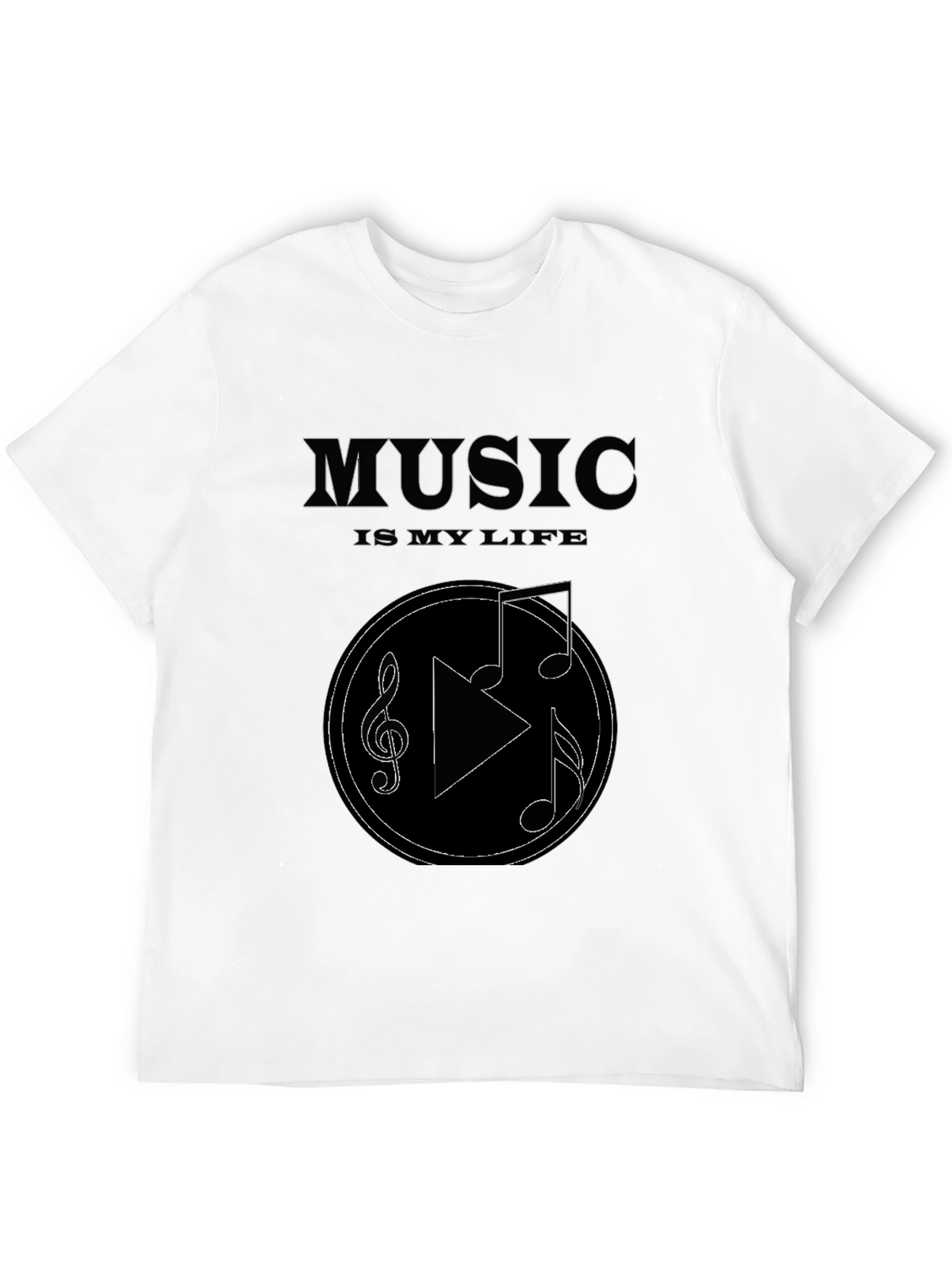 Music Is My Life Graphic T-Shirt