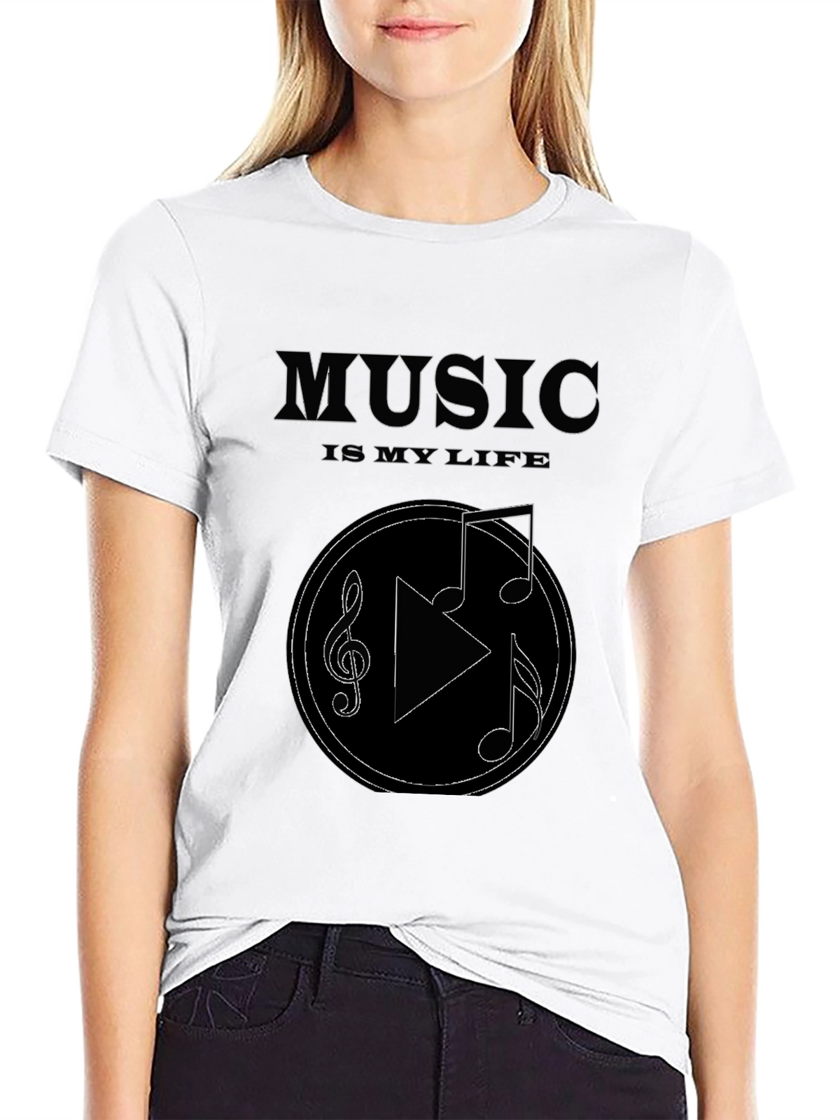 Music Is My Life Graphic T-Shirt