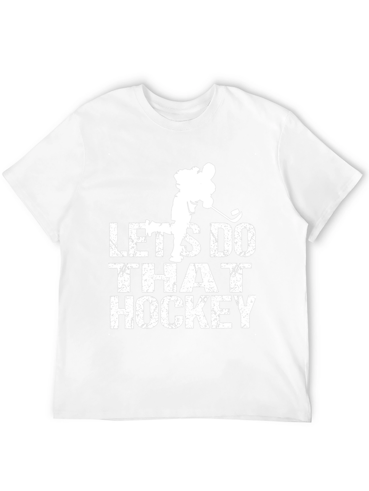 Lets Do That Hockey T-Shirt - Black Cotton Tee