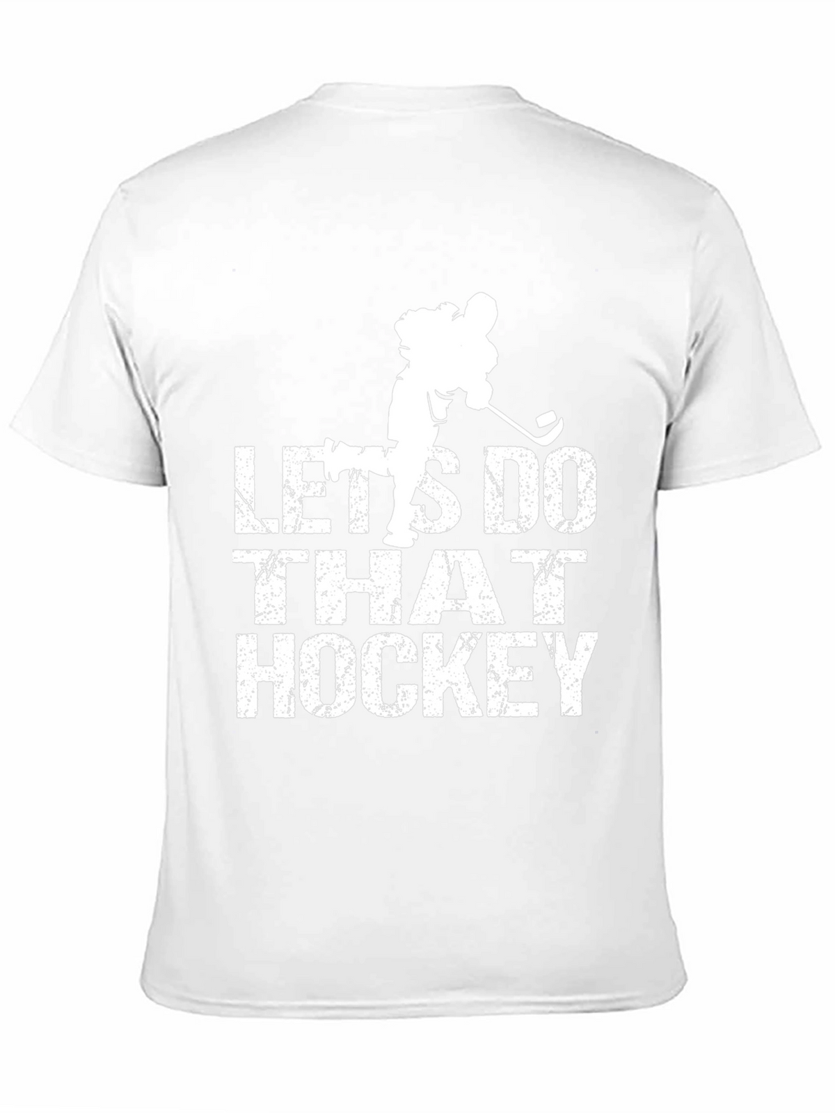 Lets Do That Hockey T-Shirt - Black Cotton Tee