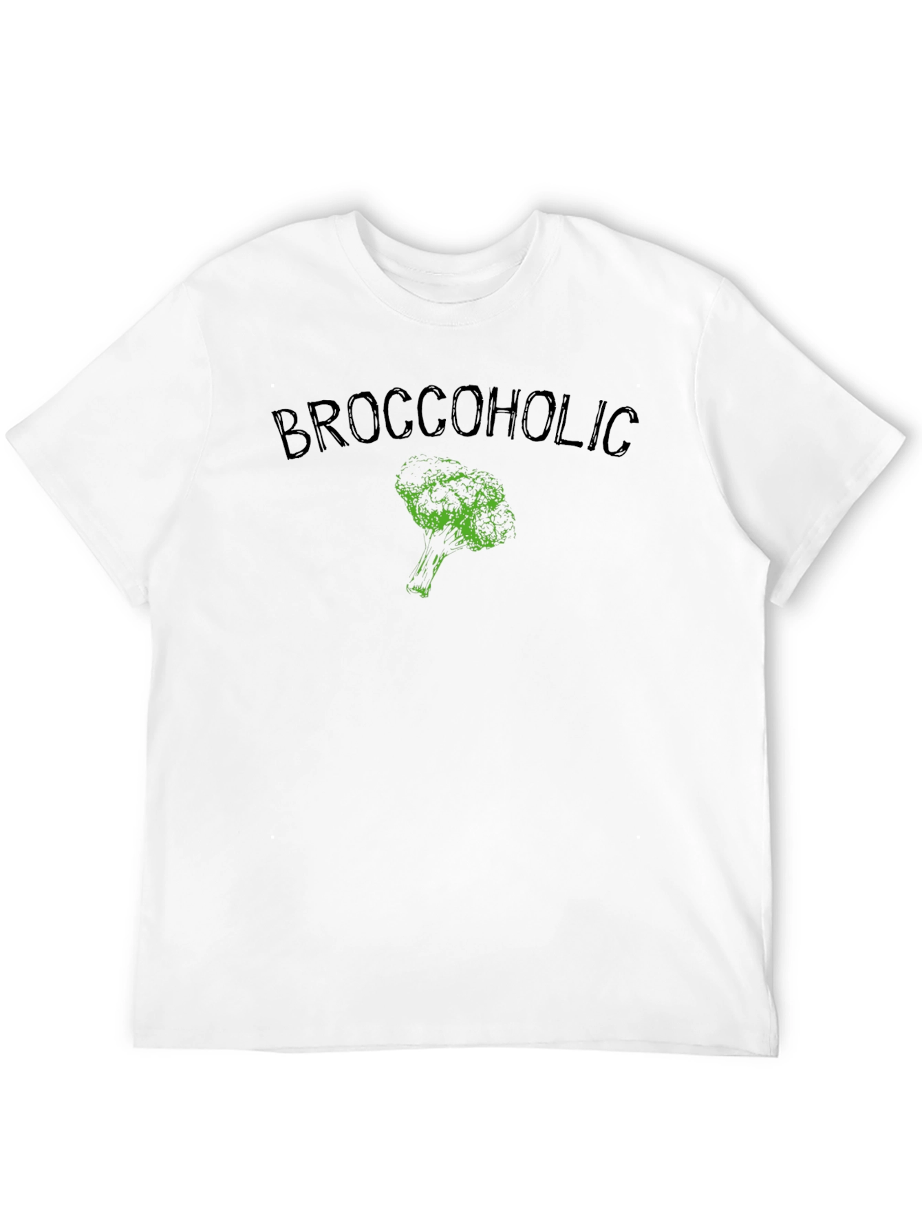 Broccoholic Graphic Tee - Funny Broccoli Lover Shirt