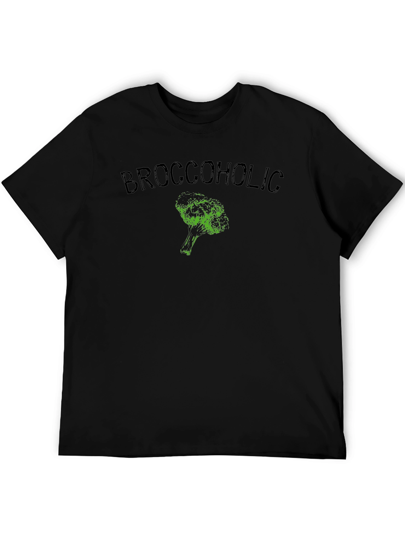 Broccoholic Graphic Tee - Funny Broccoli Lover Shirt